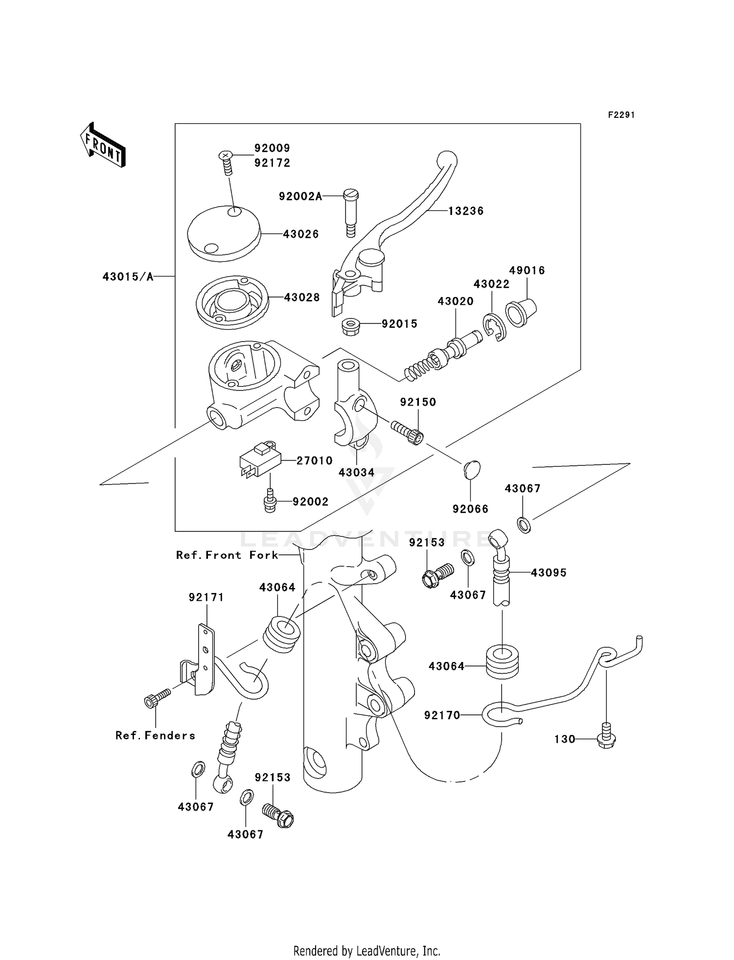 FRONT MASTER CYLINDER