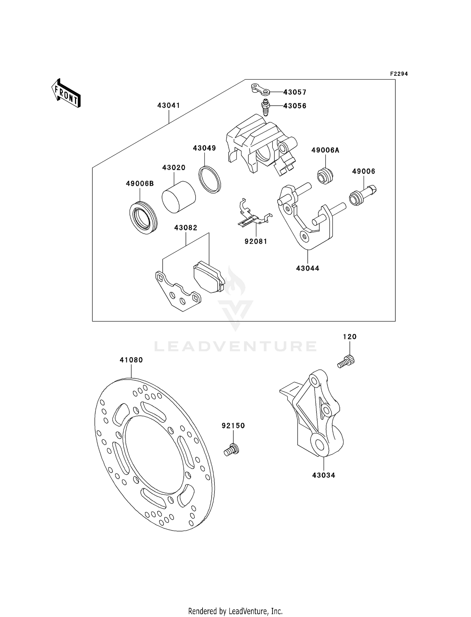 REAR BRAKE (A15-A17)