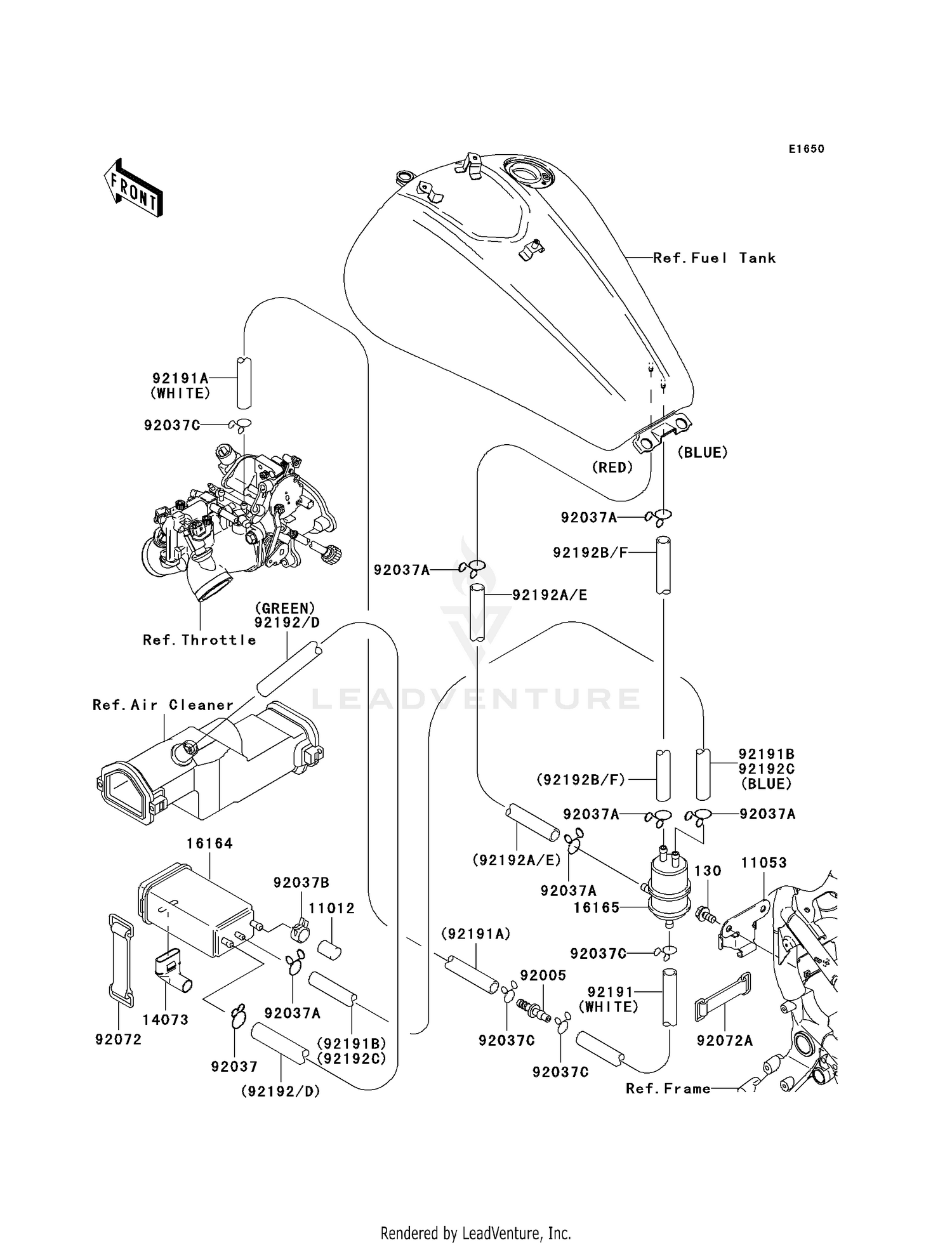 FUEL EVAPORATIVE SYSTEM (CA)