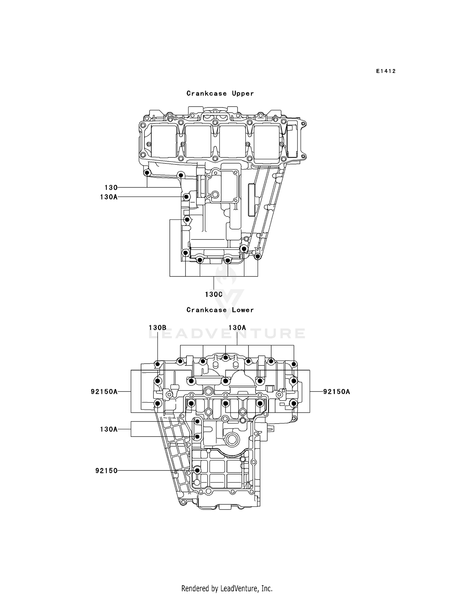 CRANKCASE BOLT PATTERN