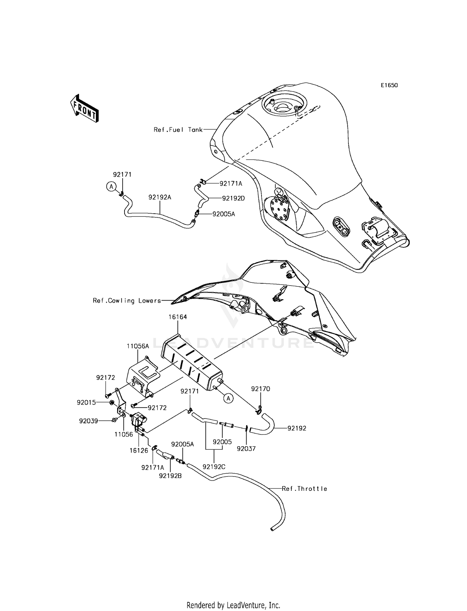 FUEL EVAPORATIVE SYSTEM (CA)