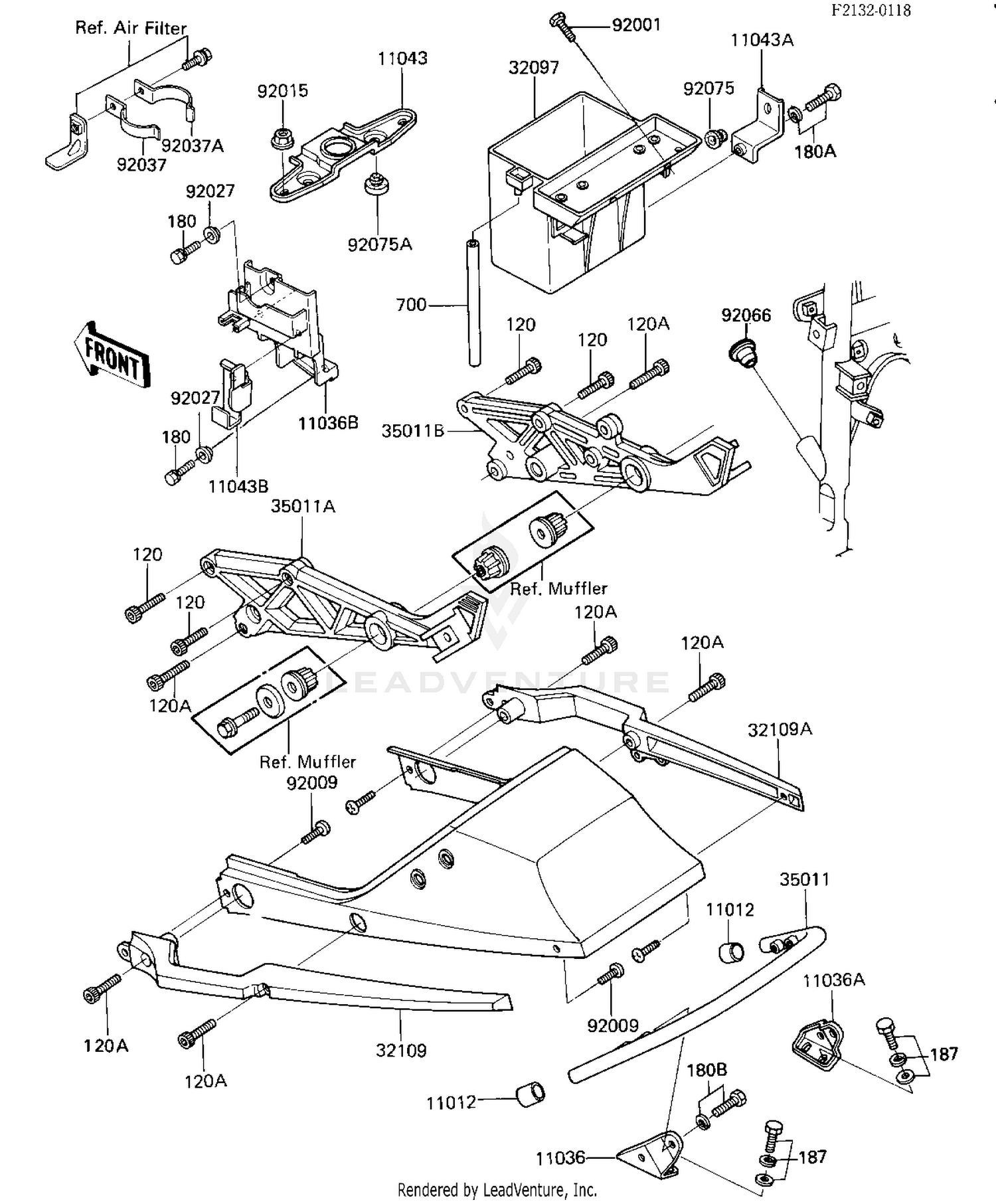 BATTERY CASE/ELECTRO BRACKET