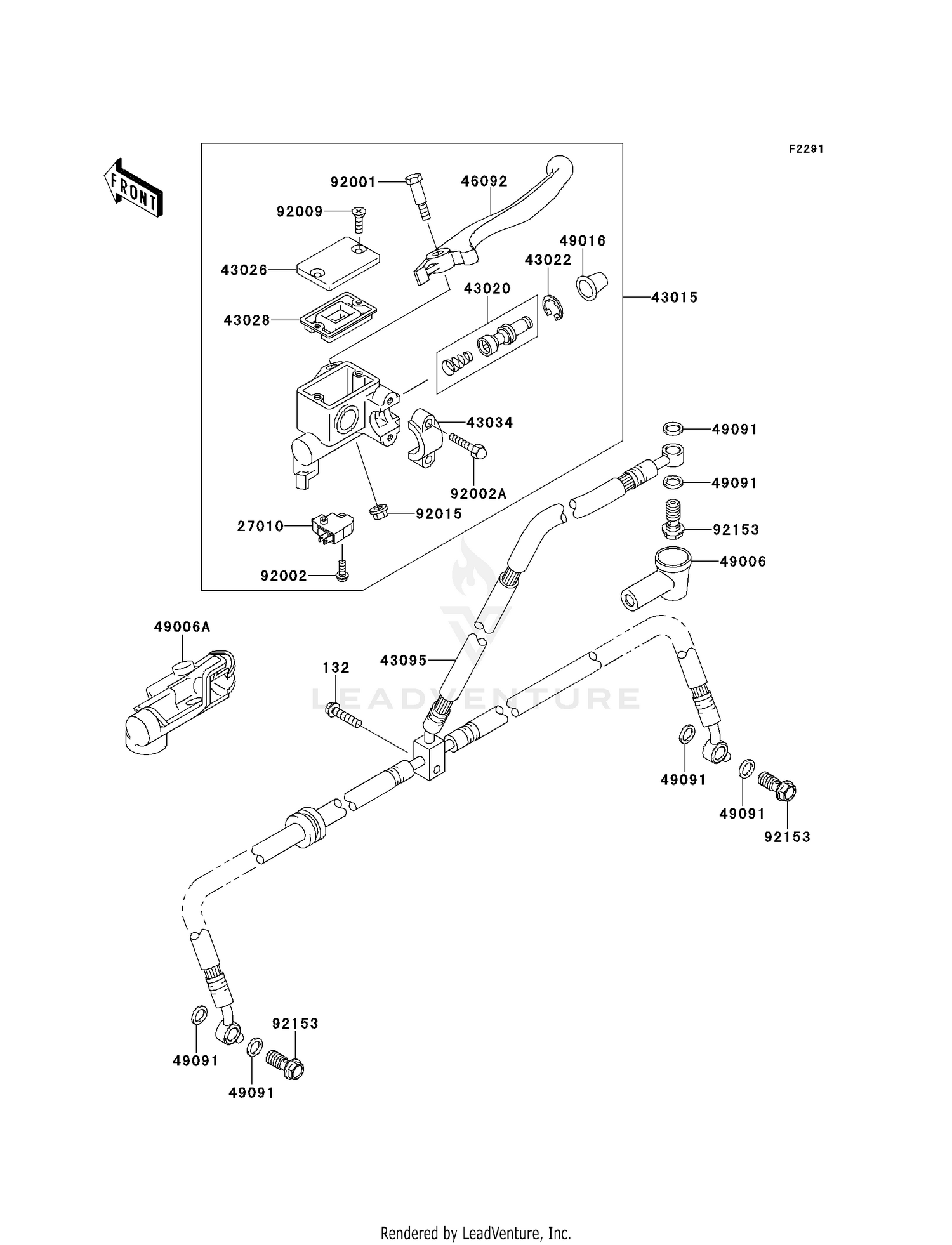 FRONT MASTER CYLINDER
