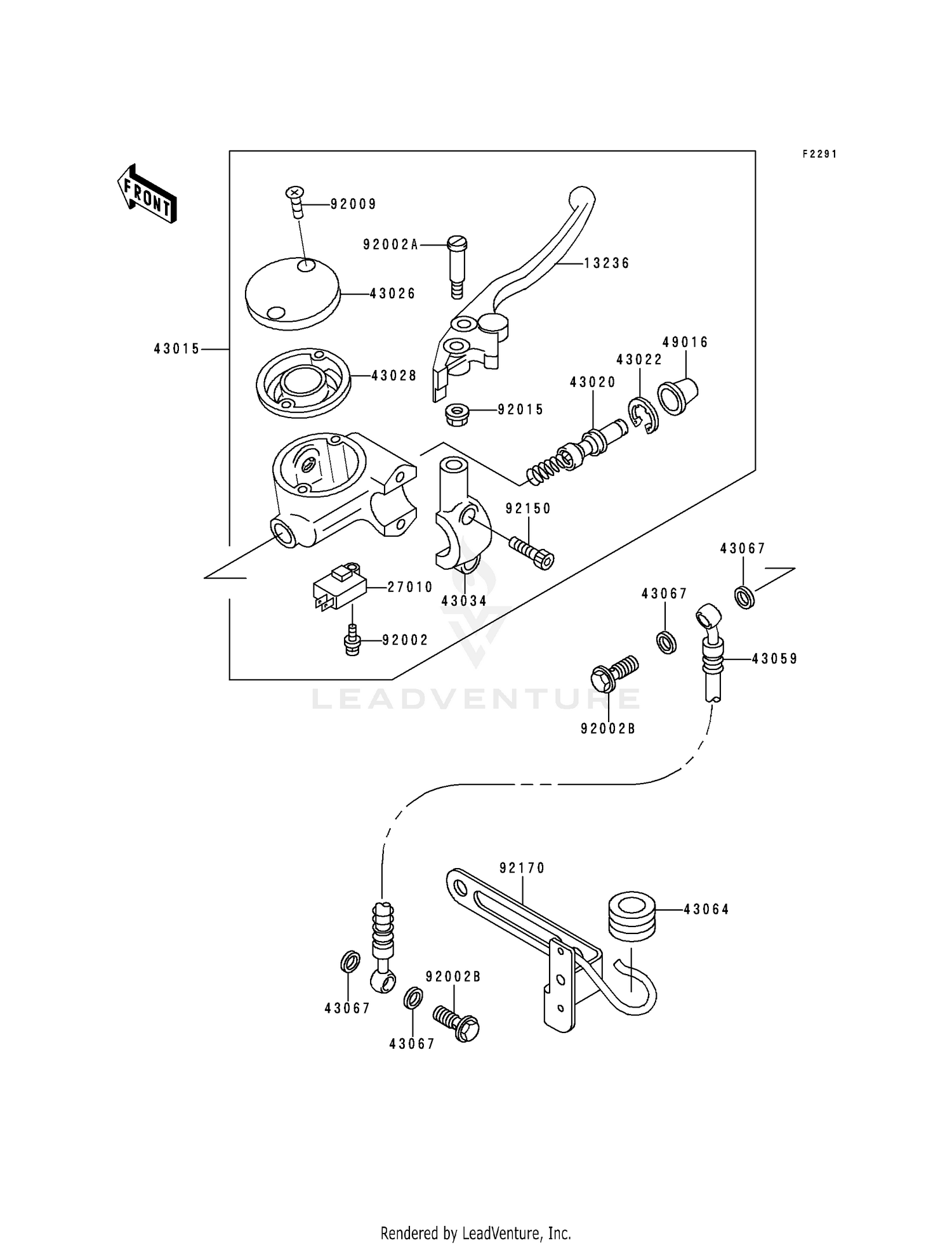 FRONT MASTER CYLINDER