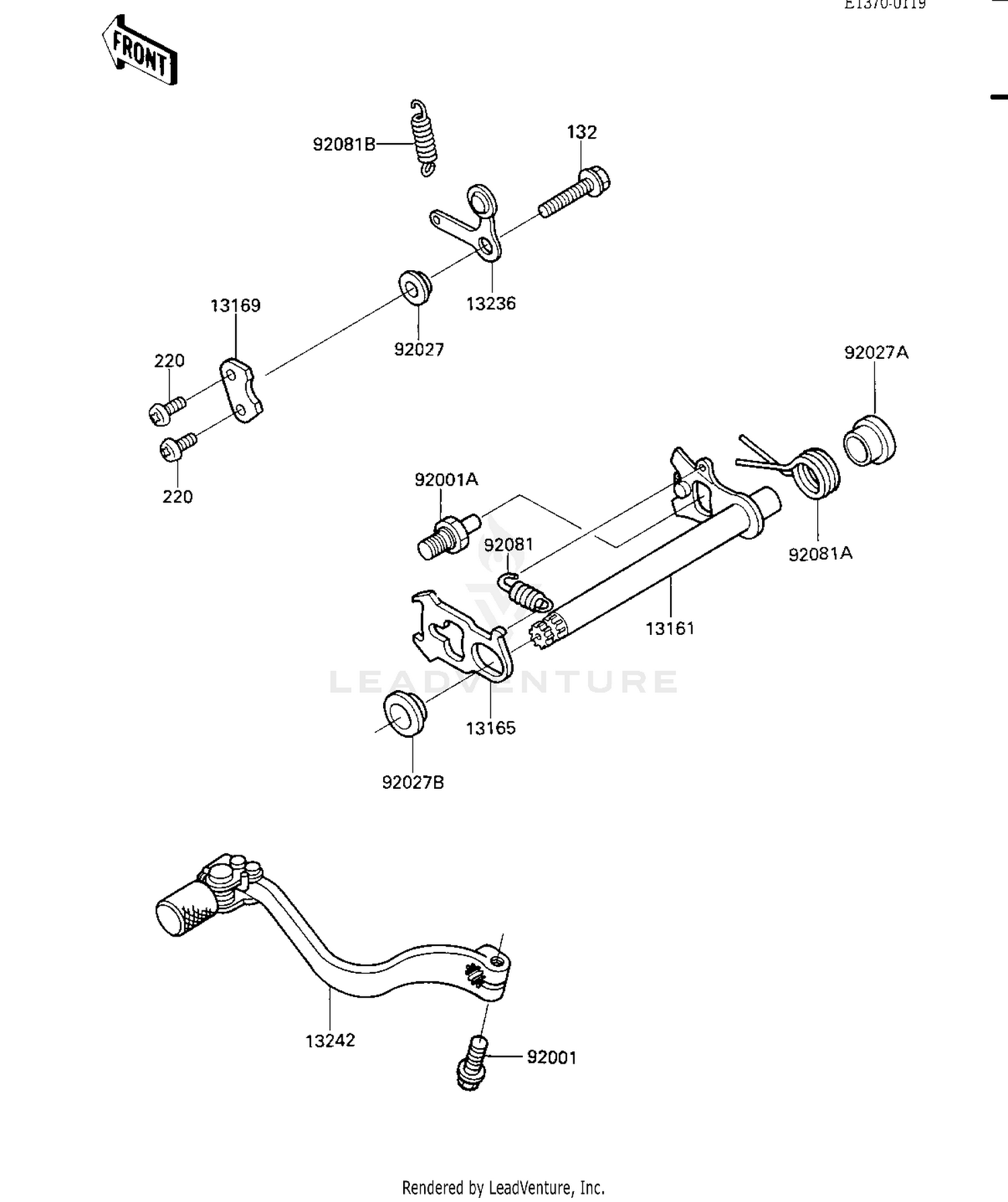 GEAR CHANGE MECHANISM