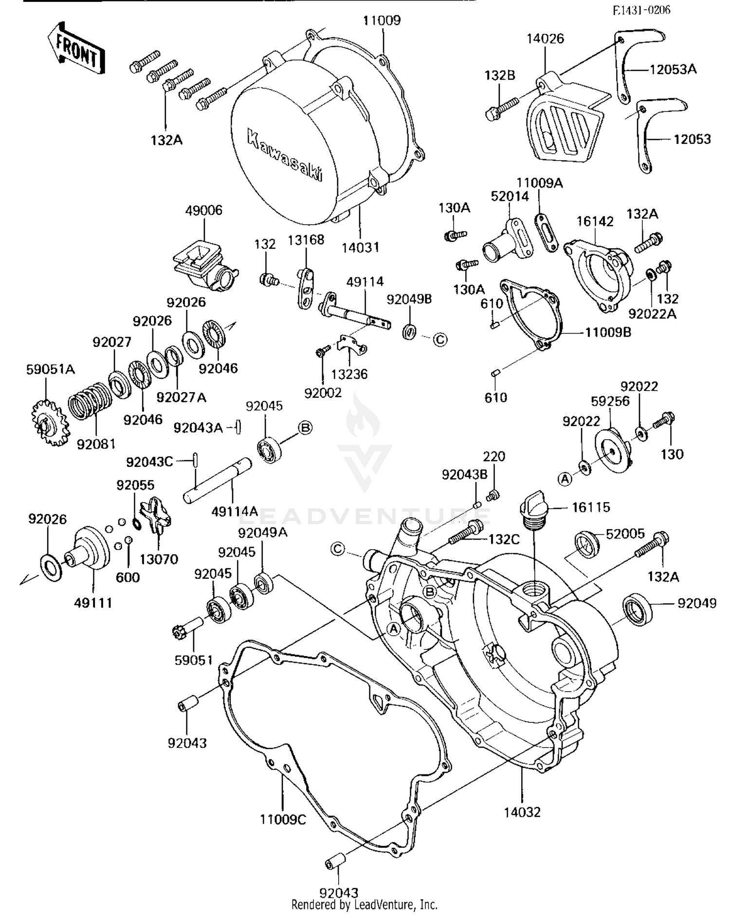 ENGINE COVERS/WATER PUMP