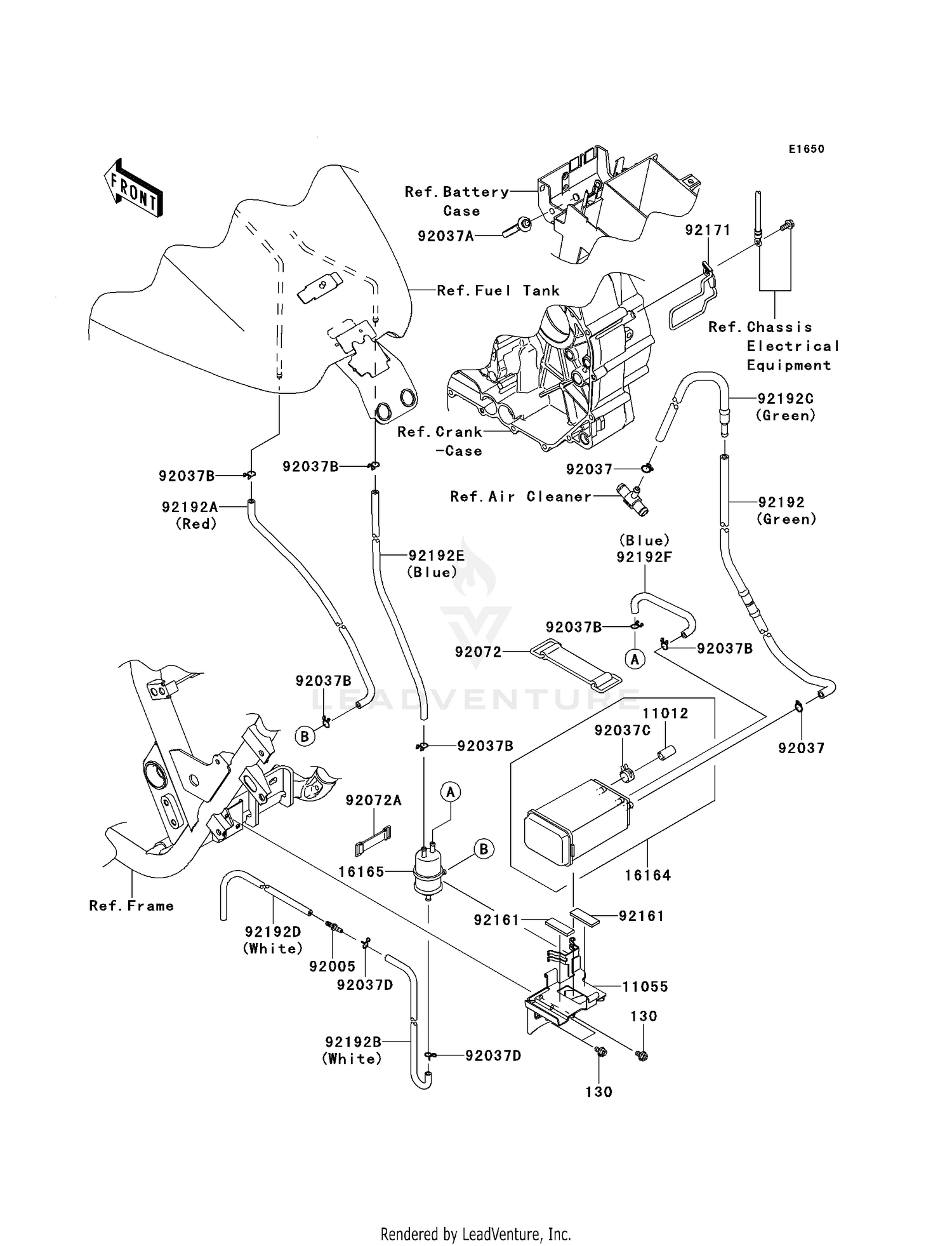 FUEL EVAPORATIVE SYSTEM (CA)