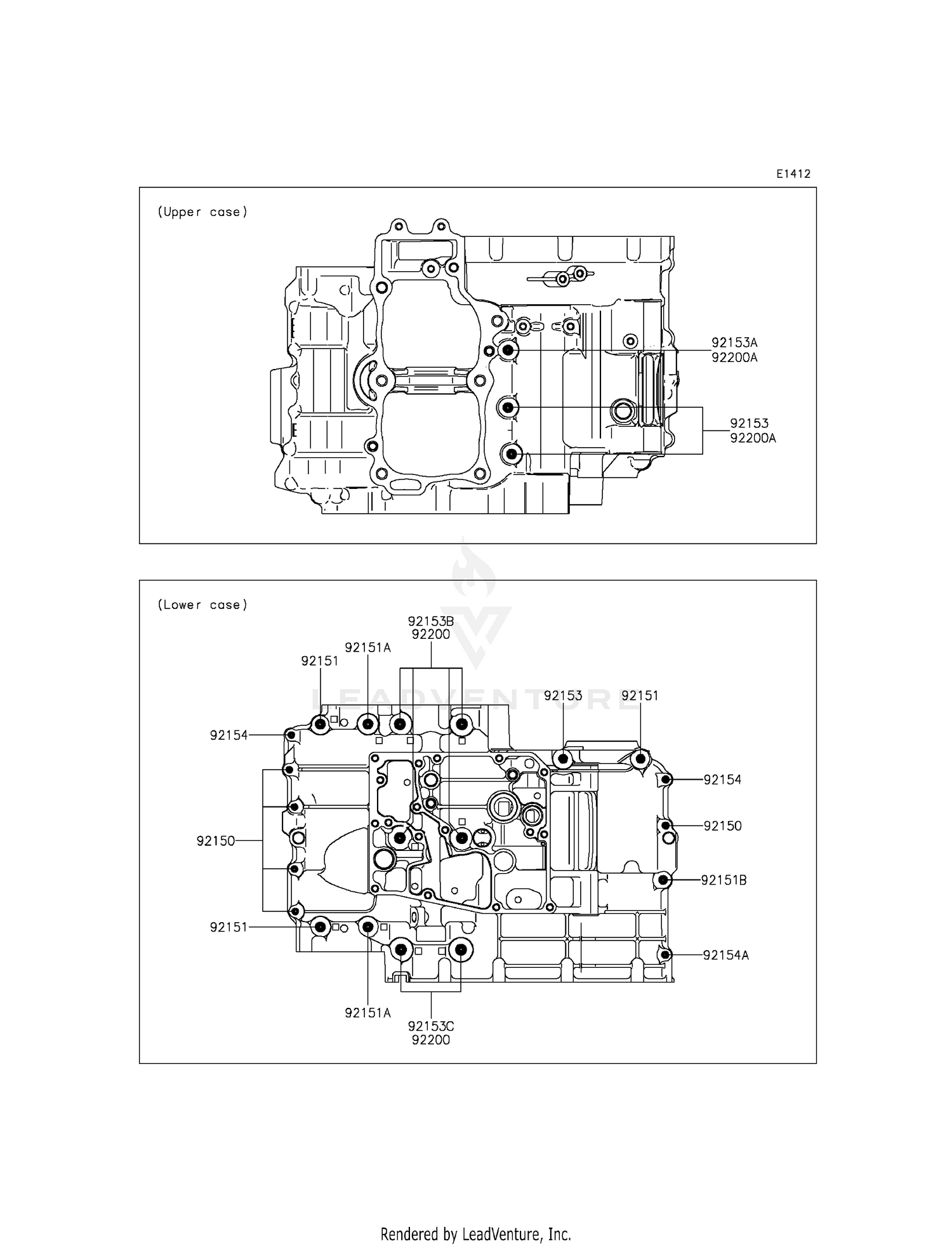 CRANKCASE BOLT PATTERN