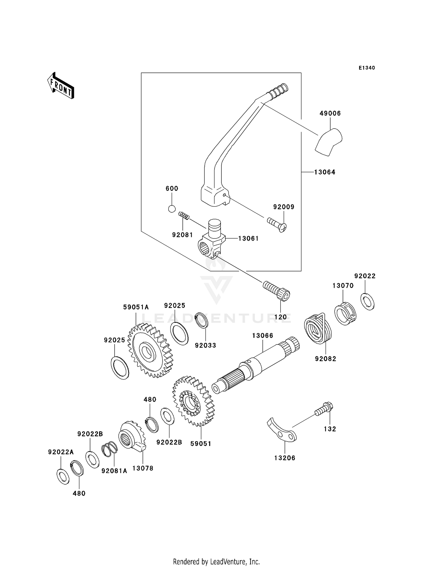 KICKSTARTER MECHANISM
