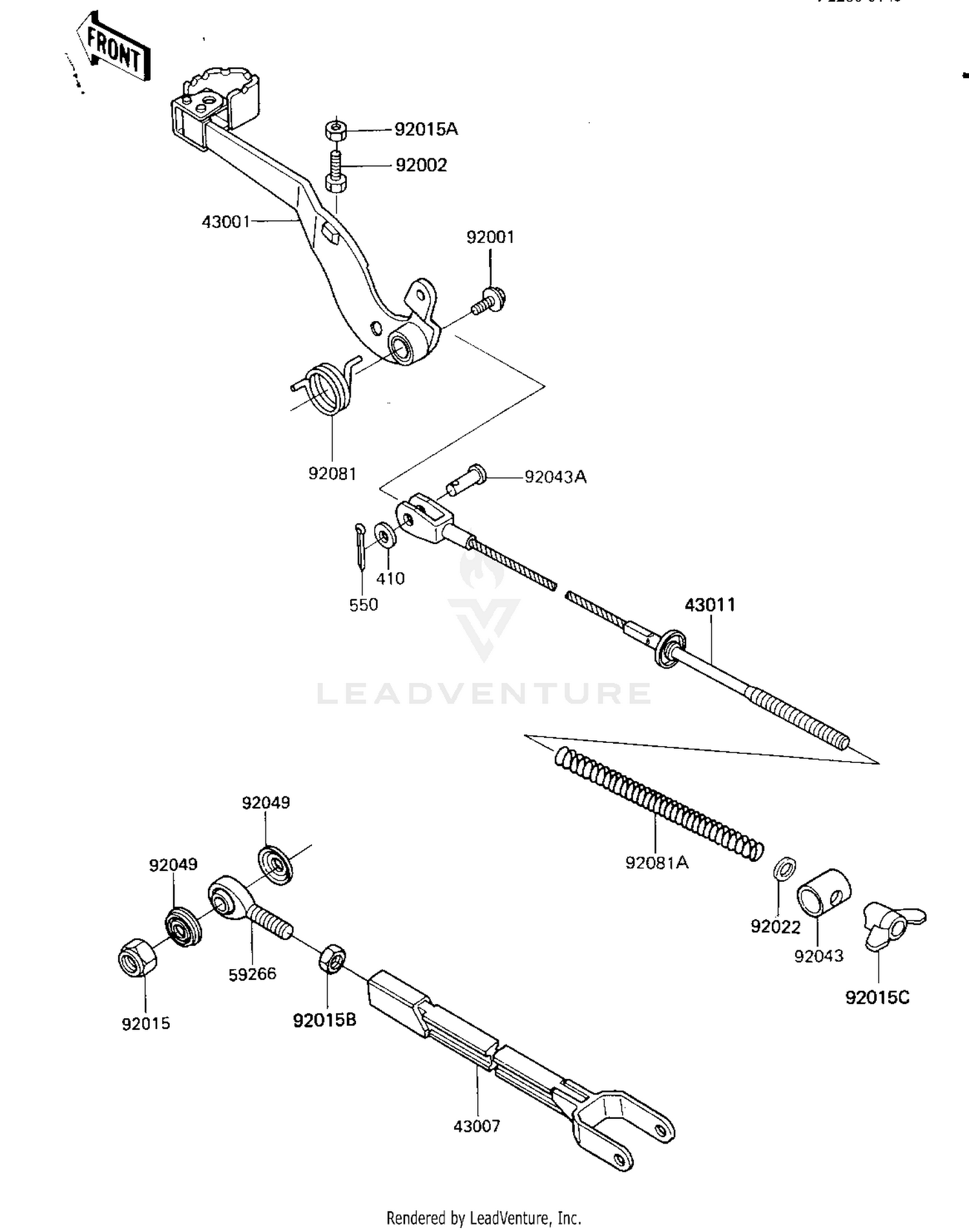 BRAKE PEDAL/TORQUE LINK
