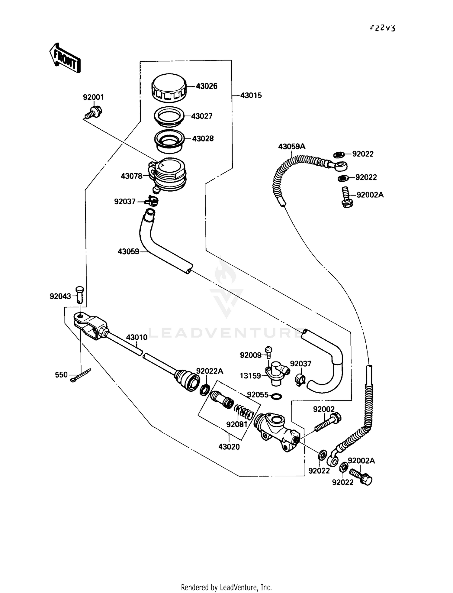 REAR MASTER CYLINDER