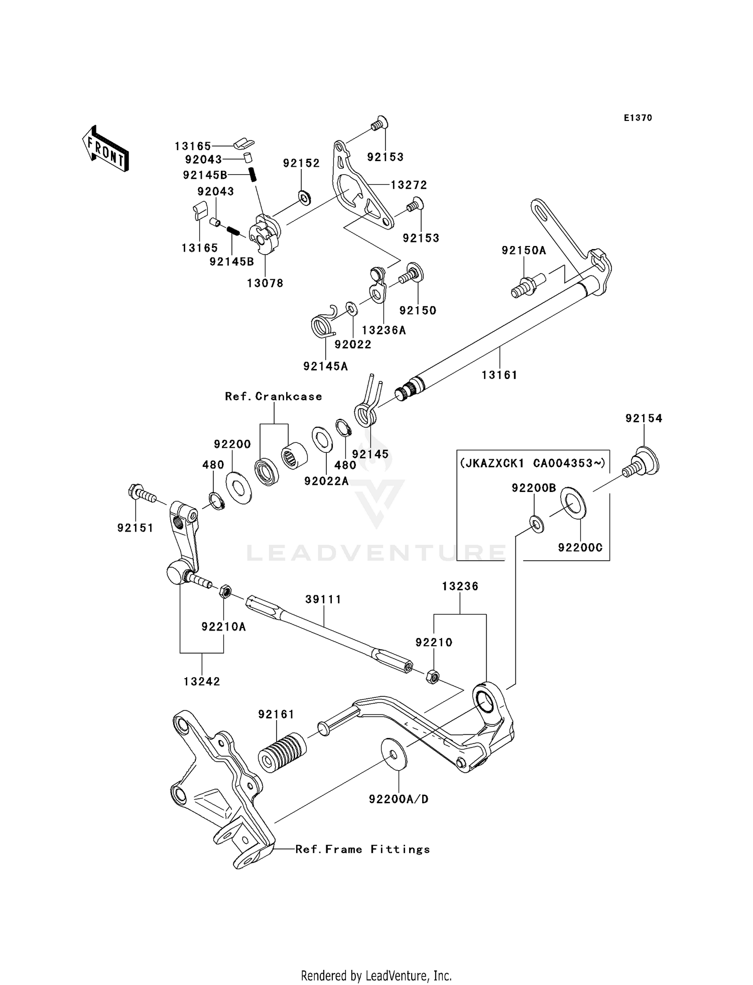 GEAR CHANGE MECHANISM
