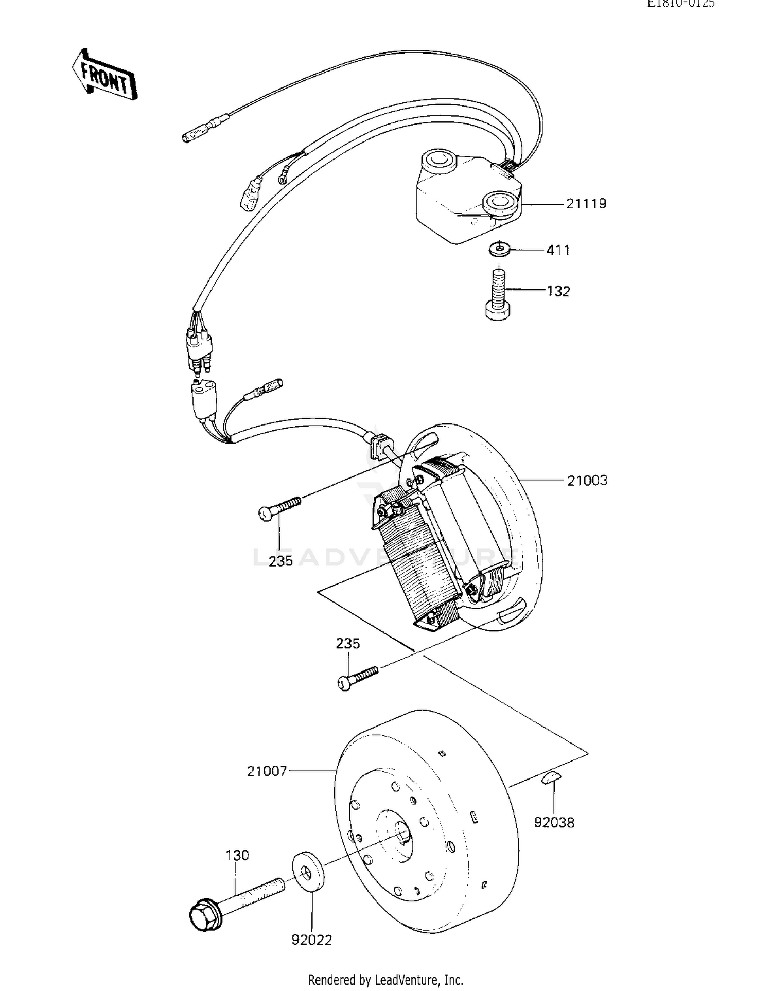 IGNITION/GENERATOR ('84 A1)