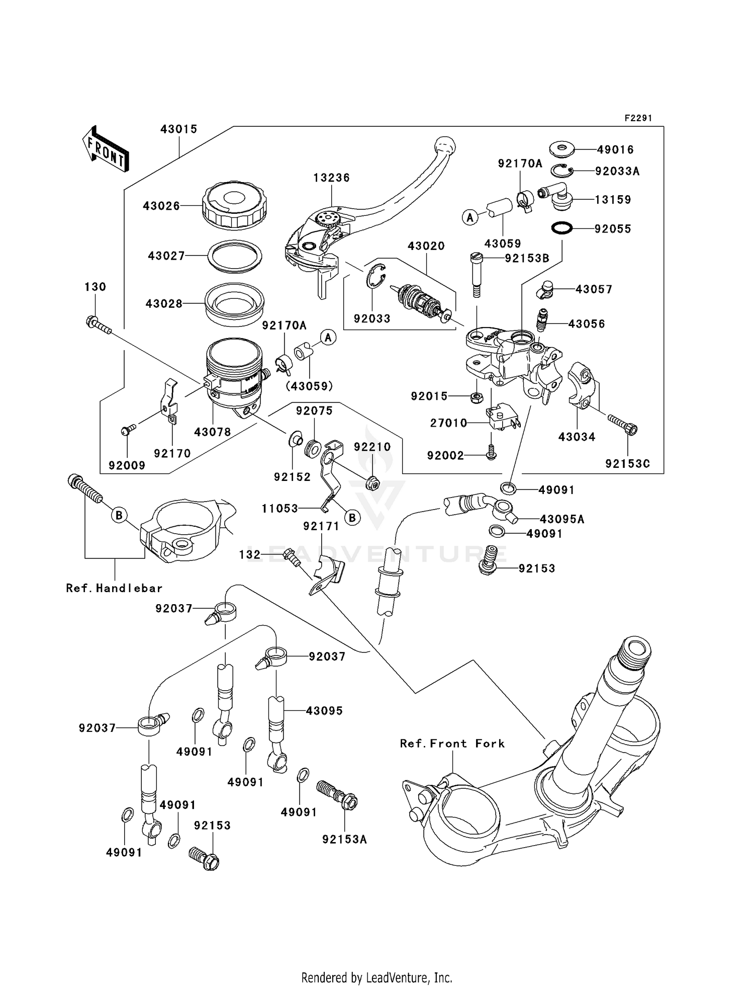FRONT MASTER CYLINDER