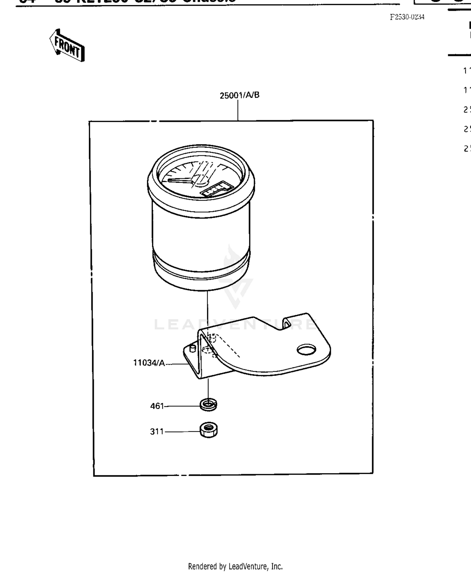 METER ('84-'85 C2/C3)