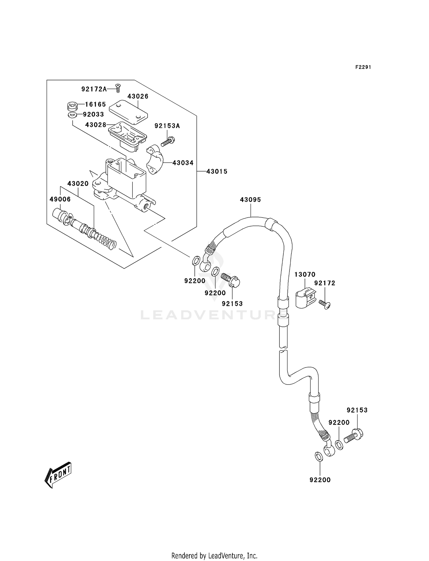 FRONT MASTER CYLINDER