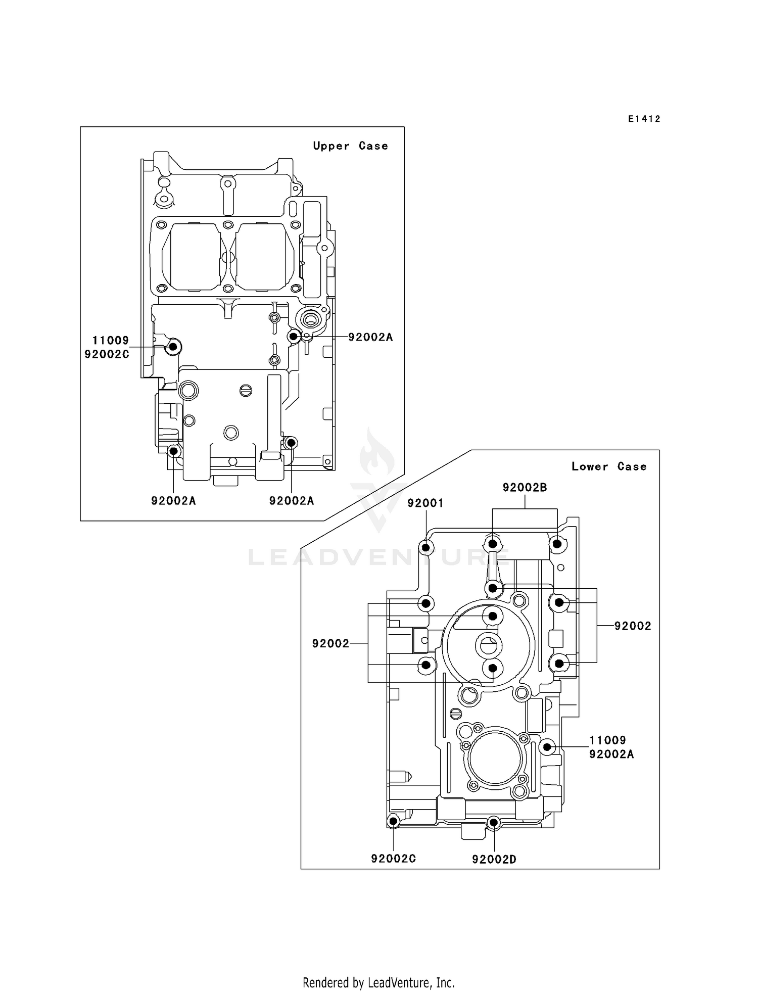 CRANKCASE BOLT PATTERN