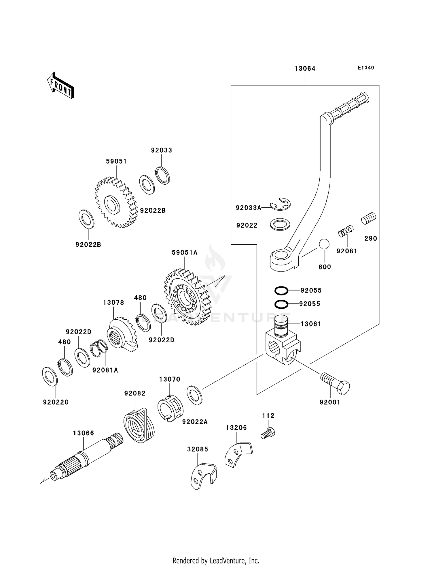 KICKSTARTER MECHANISM