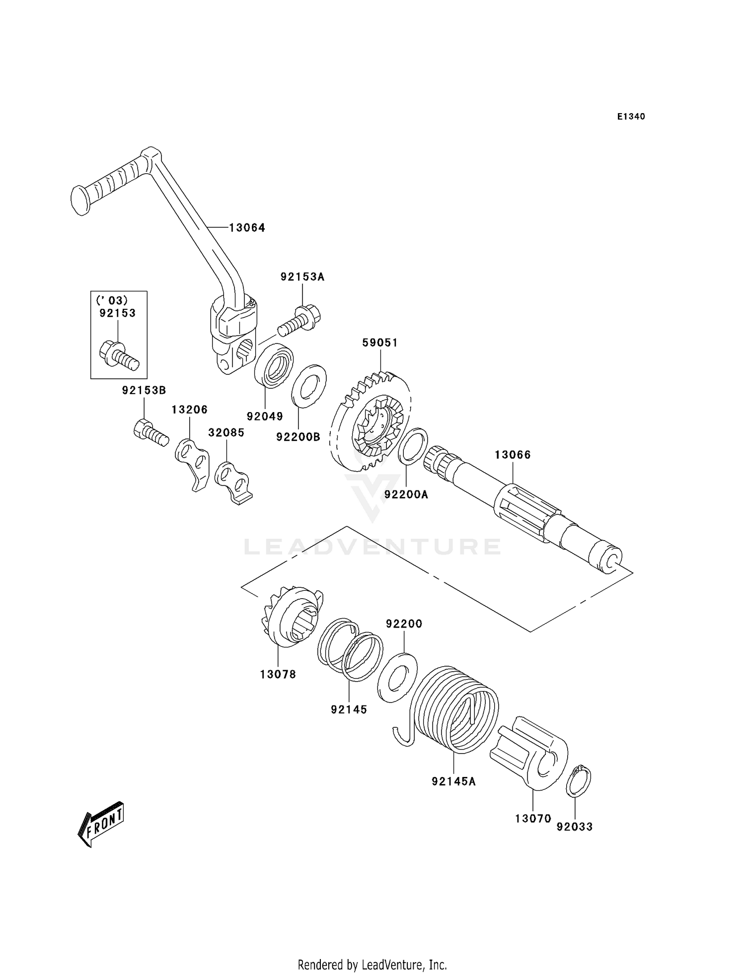 KICKSTARTER MECHANISM