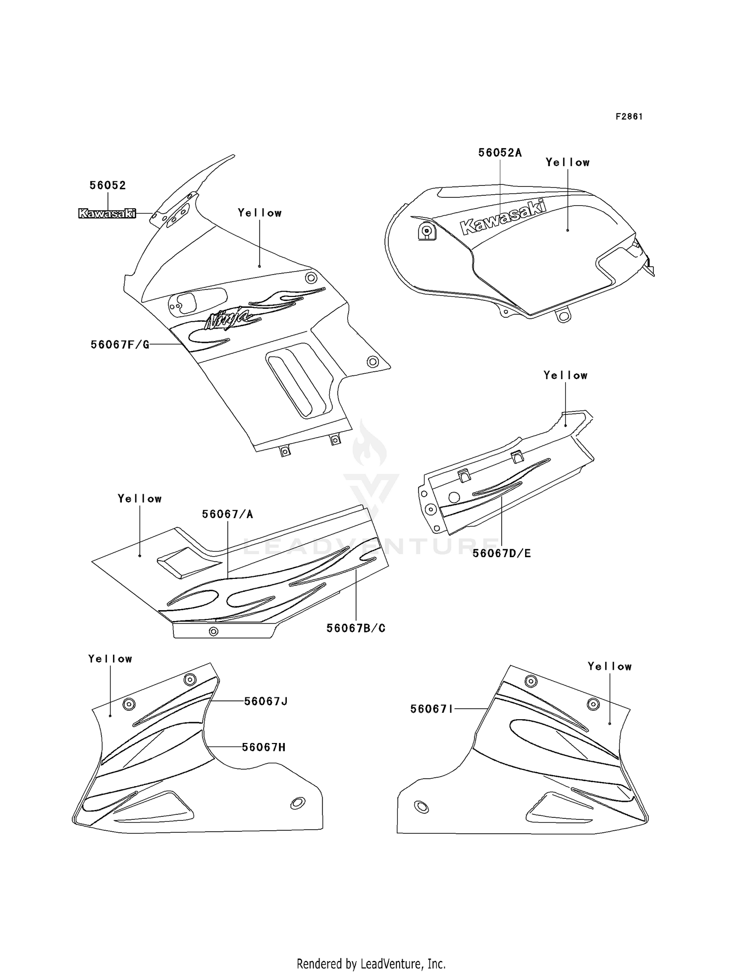 DECALS (YELLOW)(F6F)