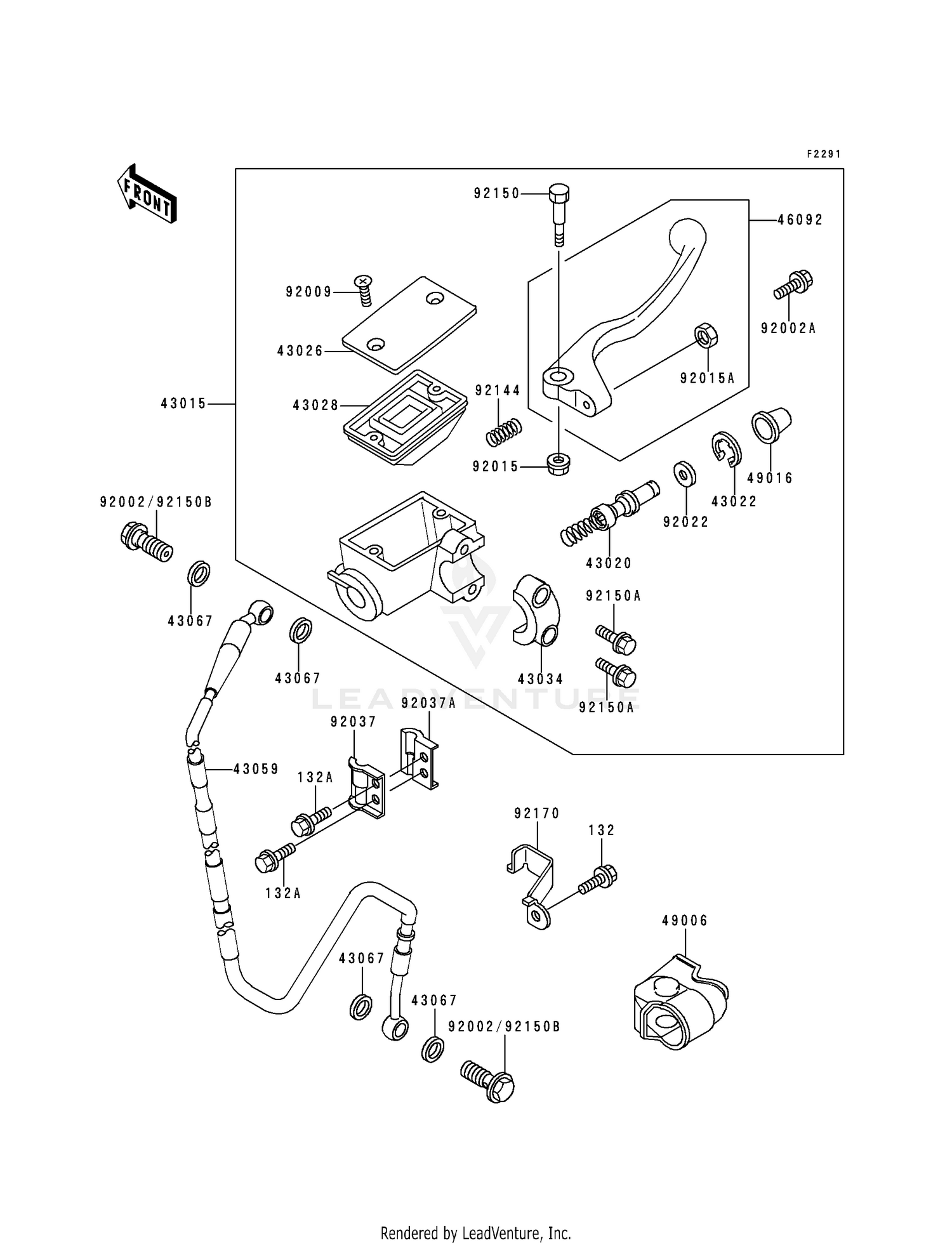 FRONT MASTER CYLINDER