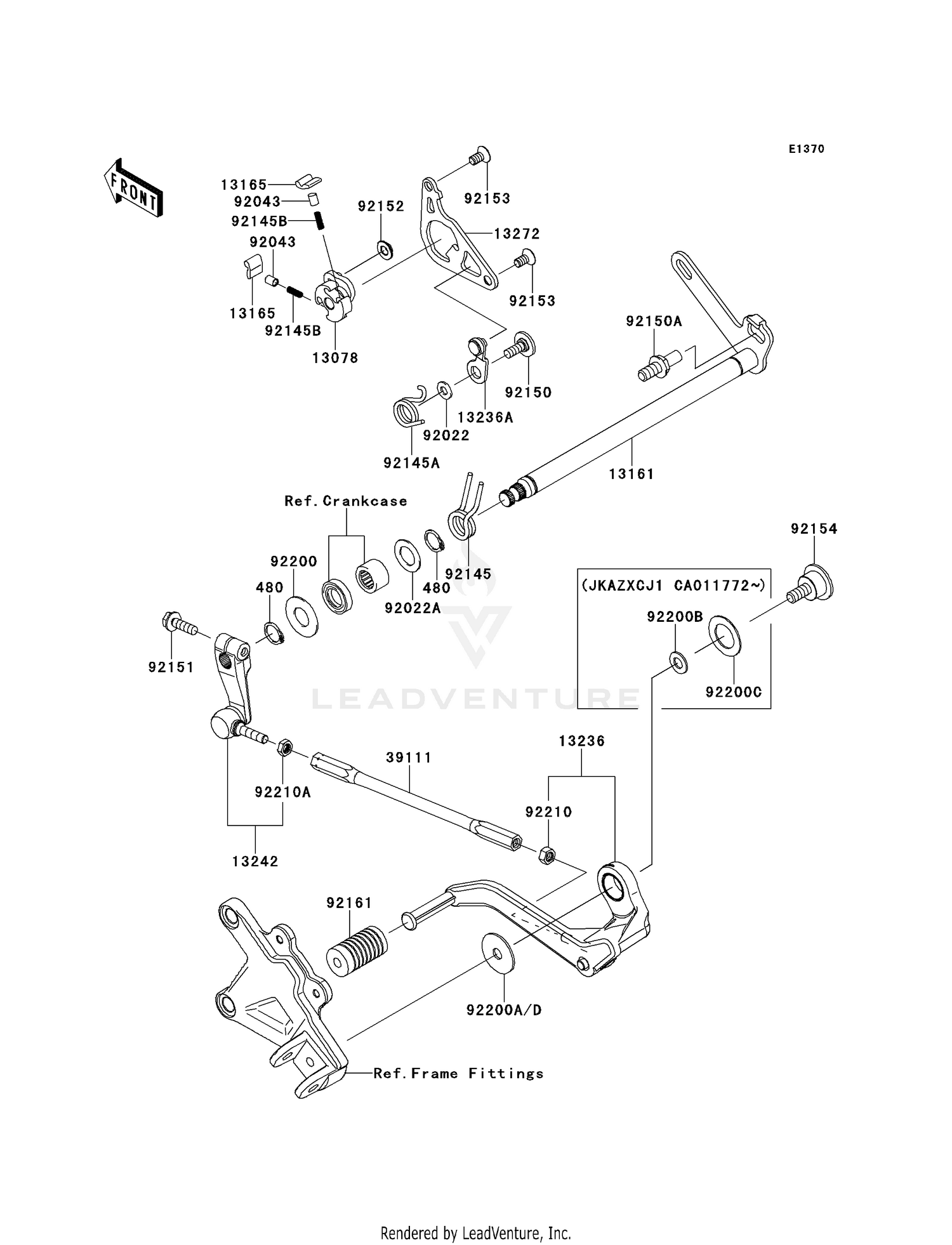 GEAR CHANGE MECHANISM