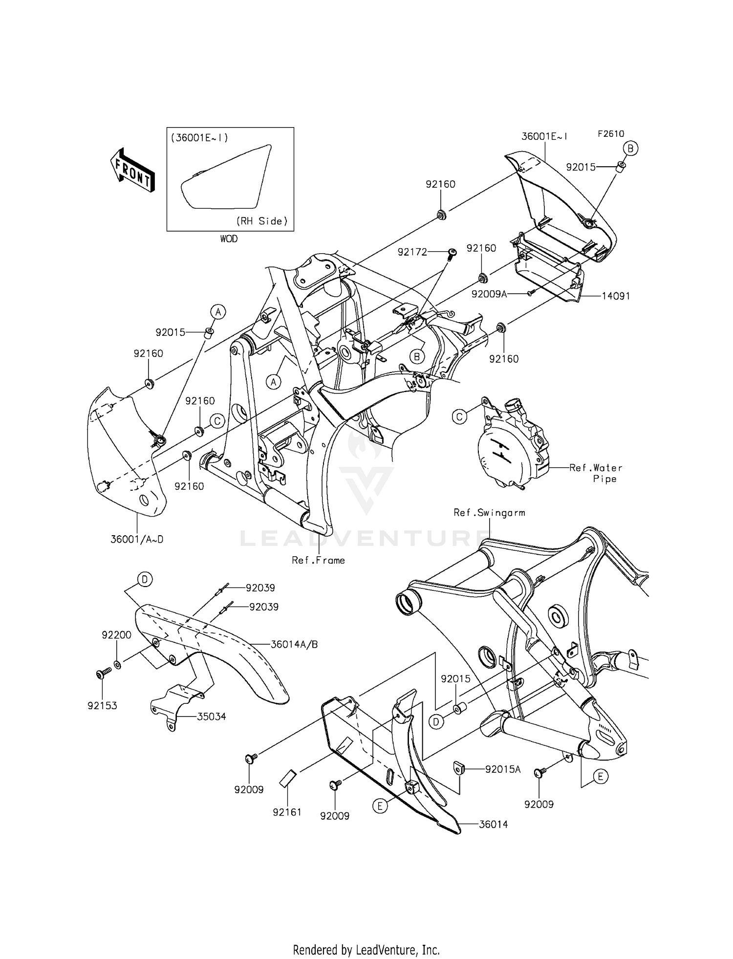 SIDE COVERS/CHAIN COVER
