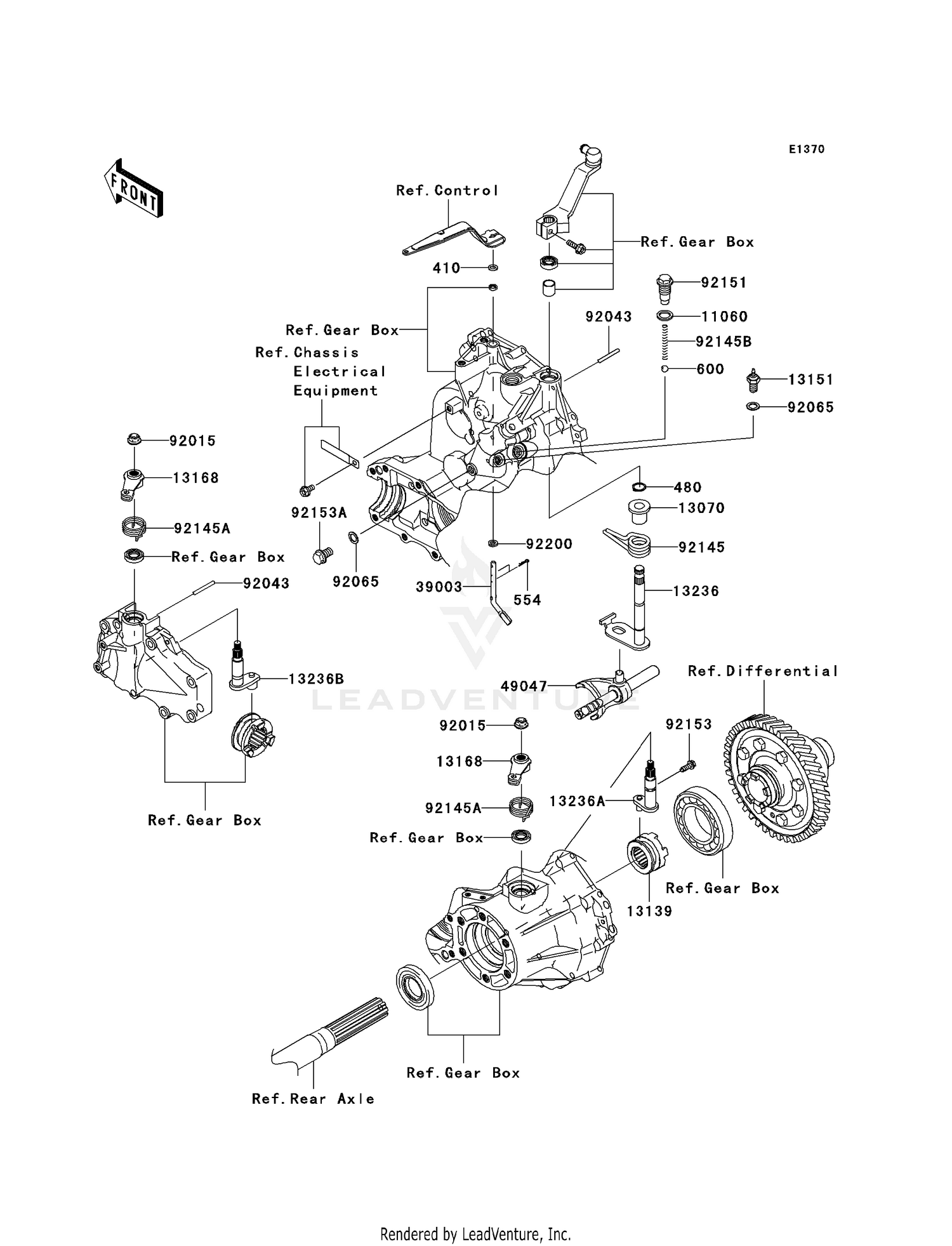 GEAR CHANGE MECHANISM