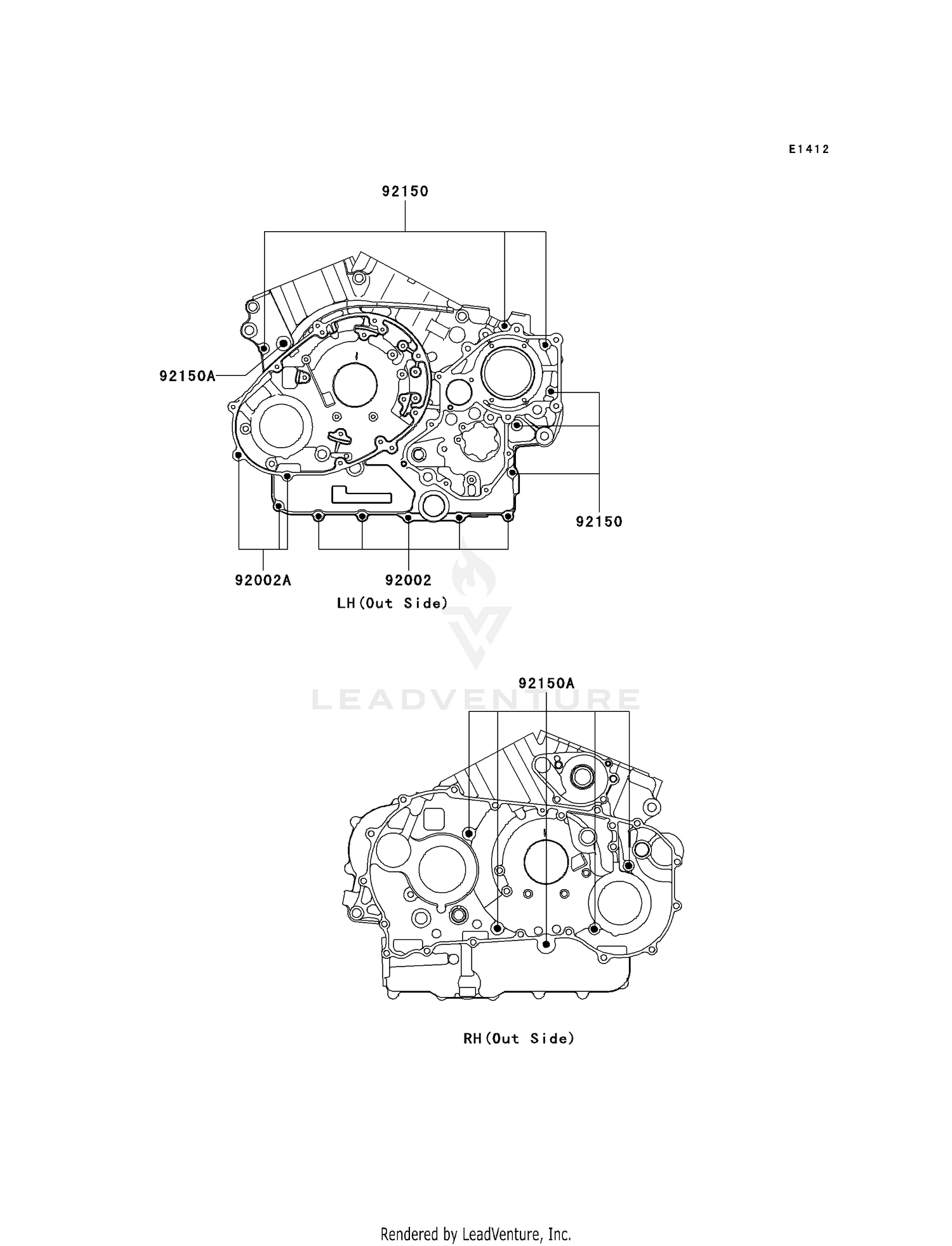 CRANKCASE BOLT PATTERN