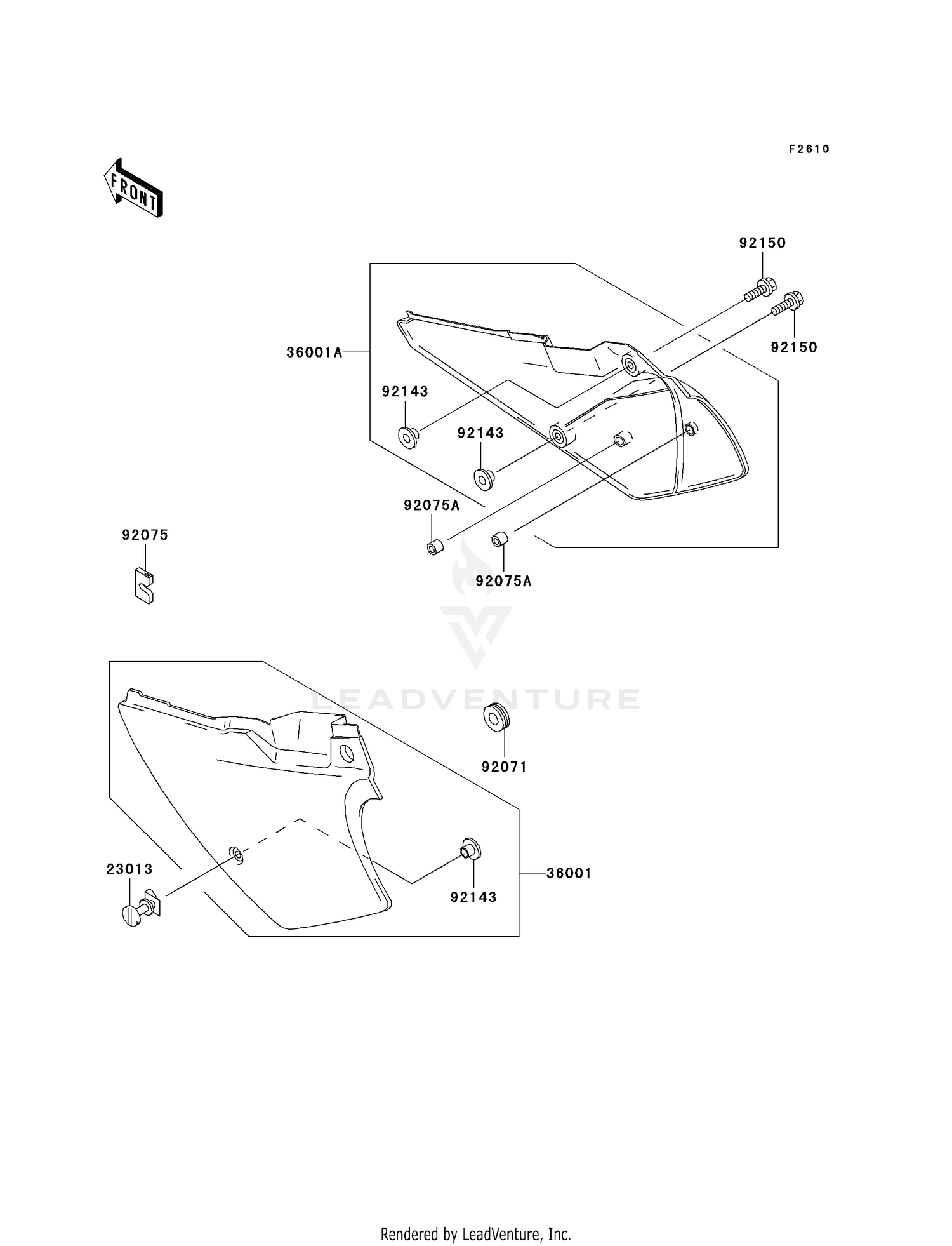 SIDE COVERS/CHAIN COVER