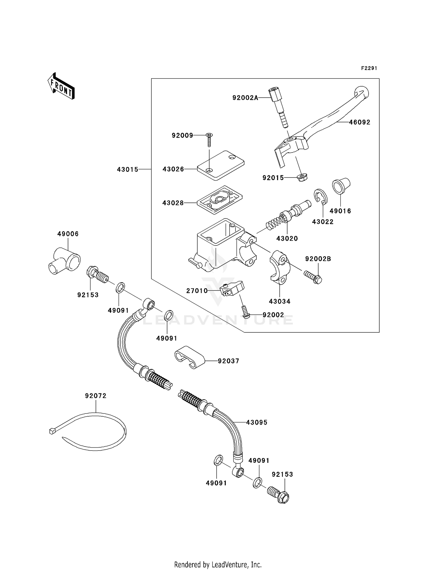 FRONT MASTER CYLINDER
