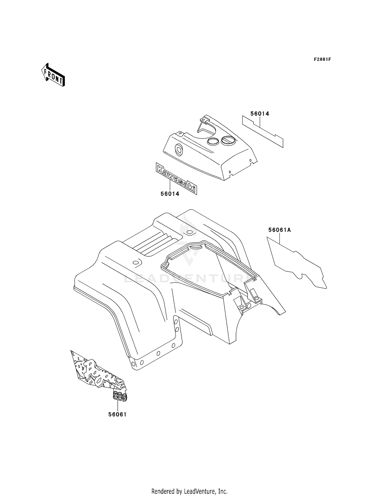 DECALS (GRAY)(KLF220-A8)