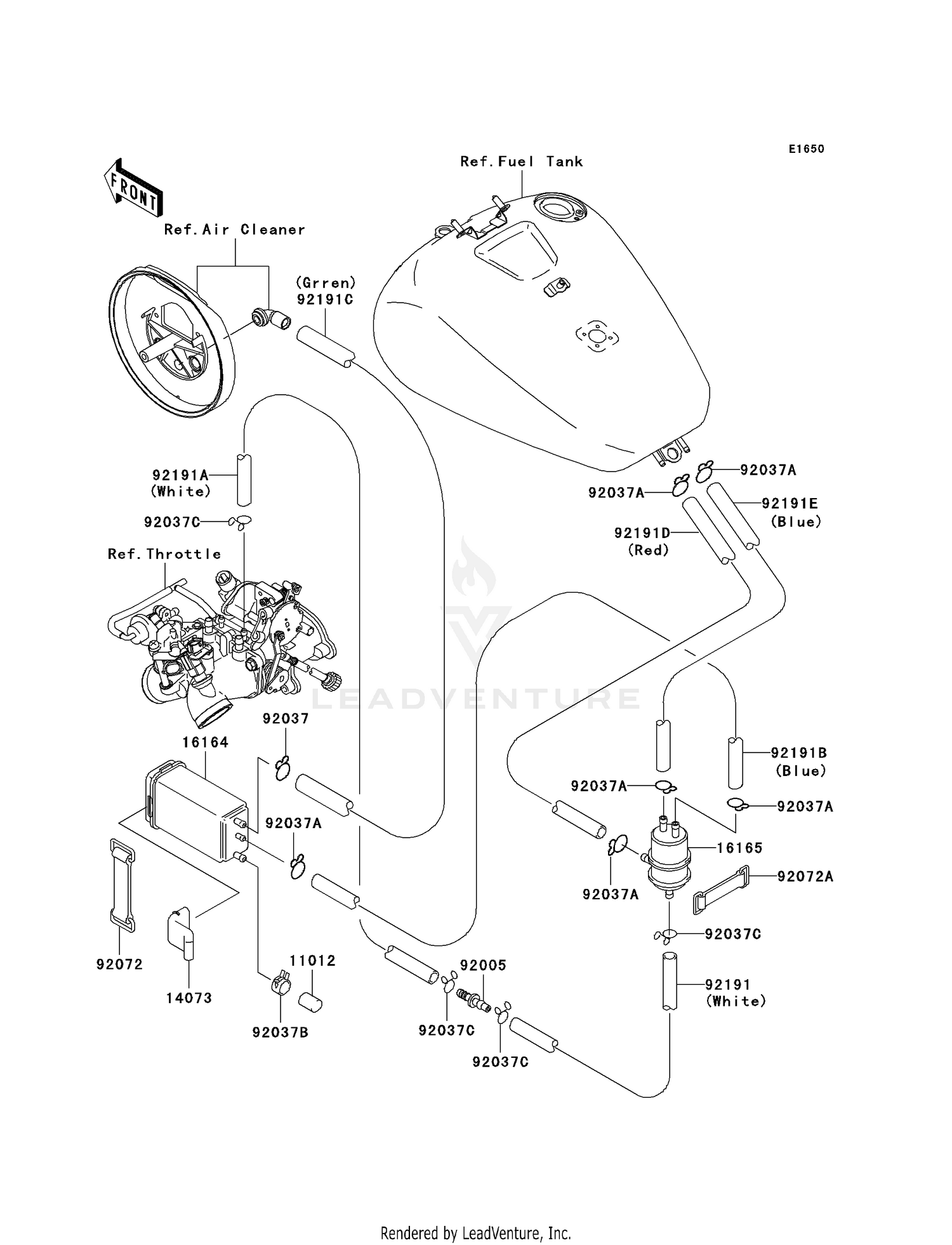 FUEL EVAPORATIVE SYSTEM (CA)