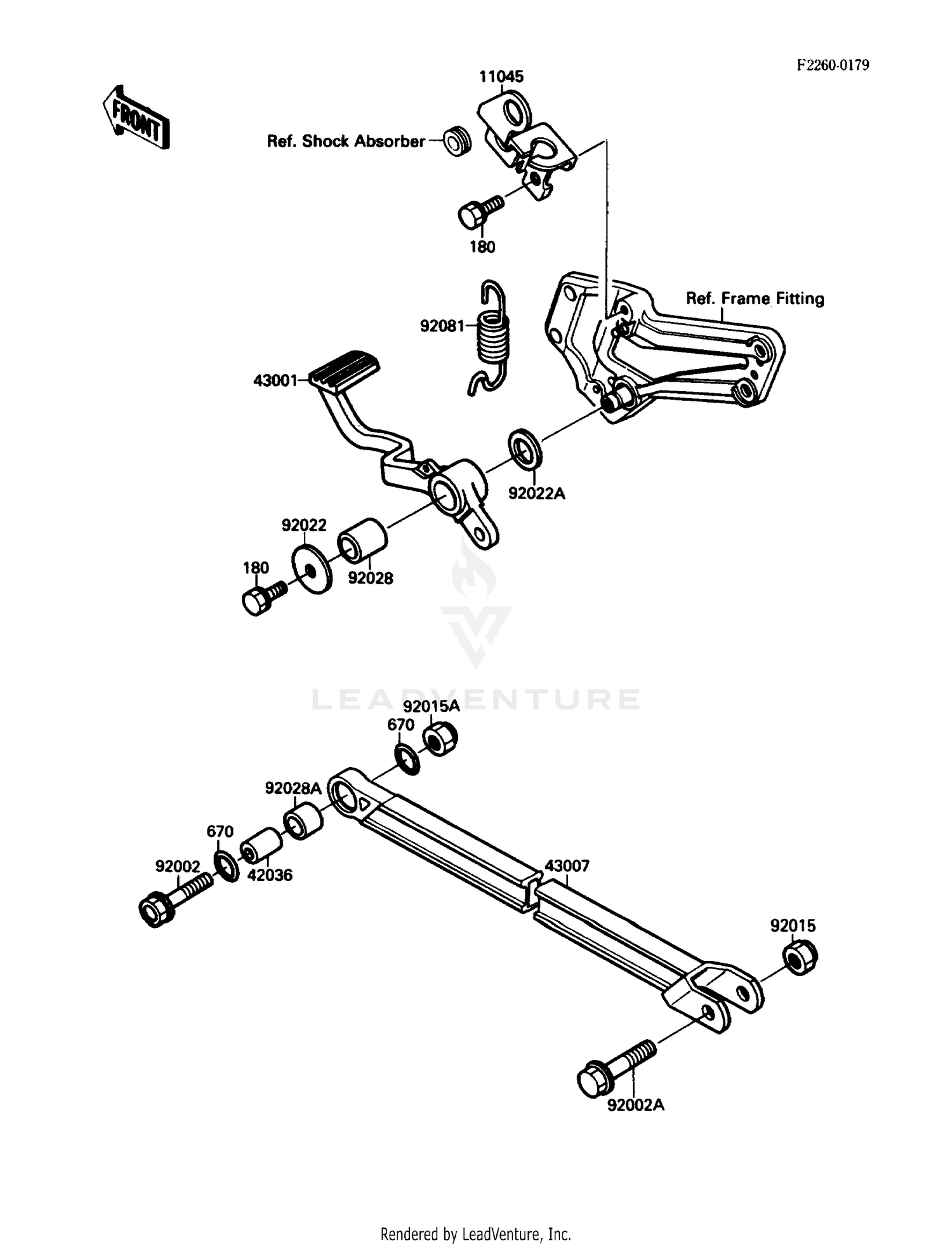BRAKE PEDAL/TORQUE LINK