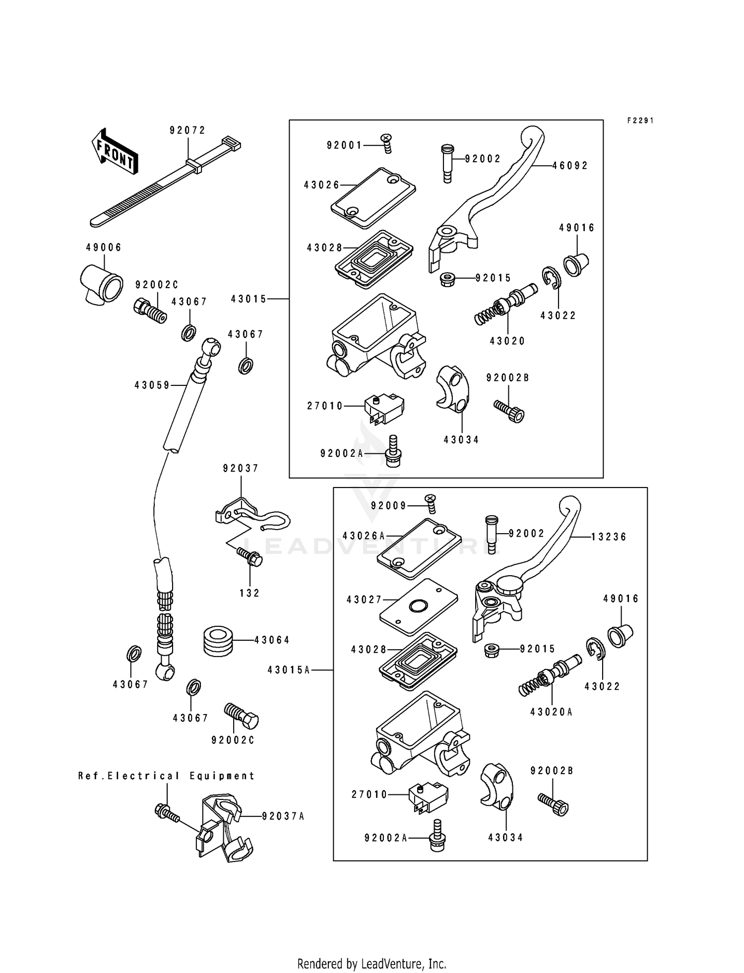 FRONT MASTER CYLINDER