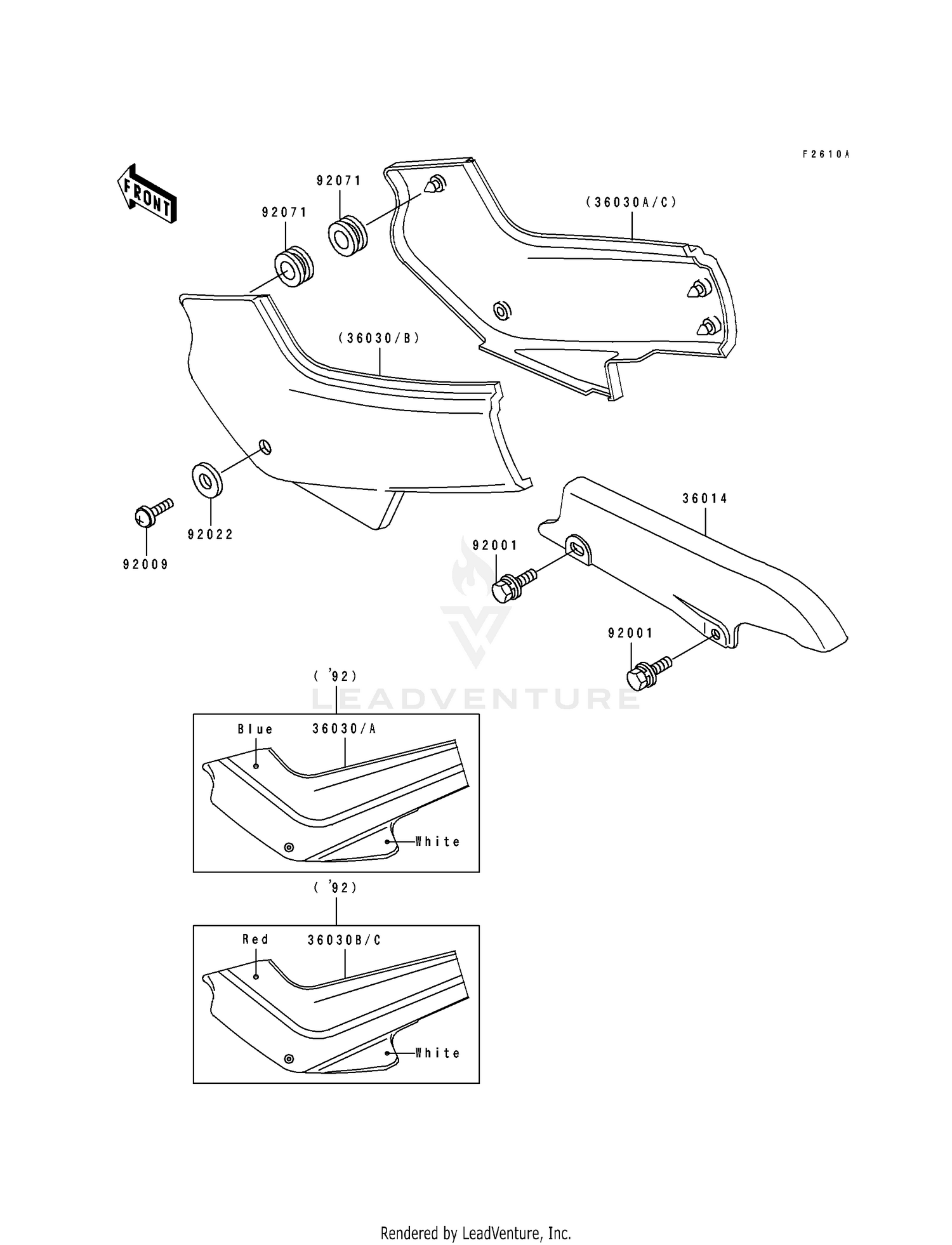 SIDE COVERS (EX500-A6)
