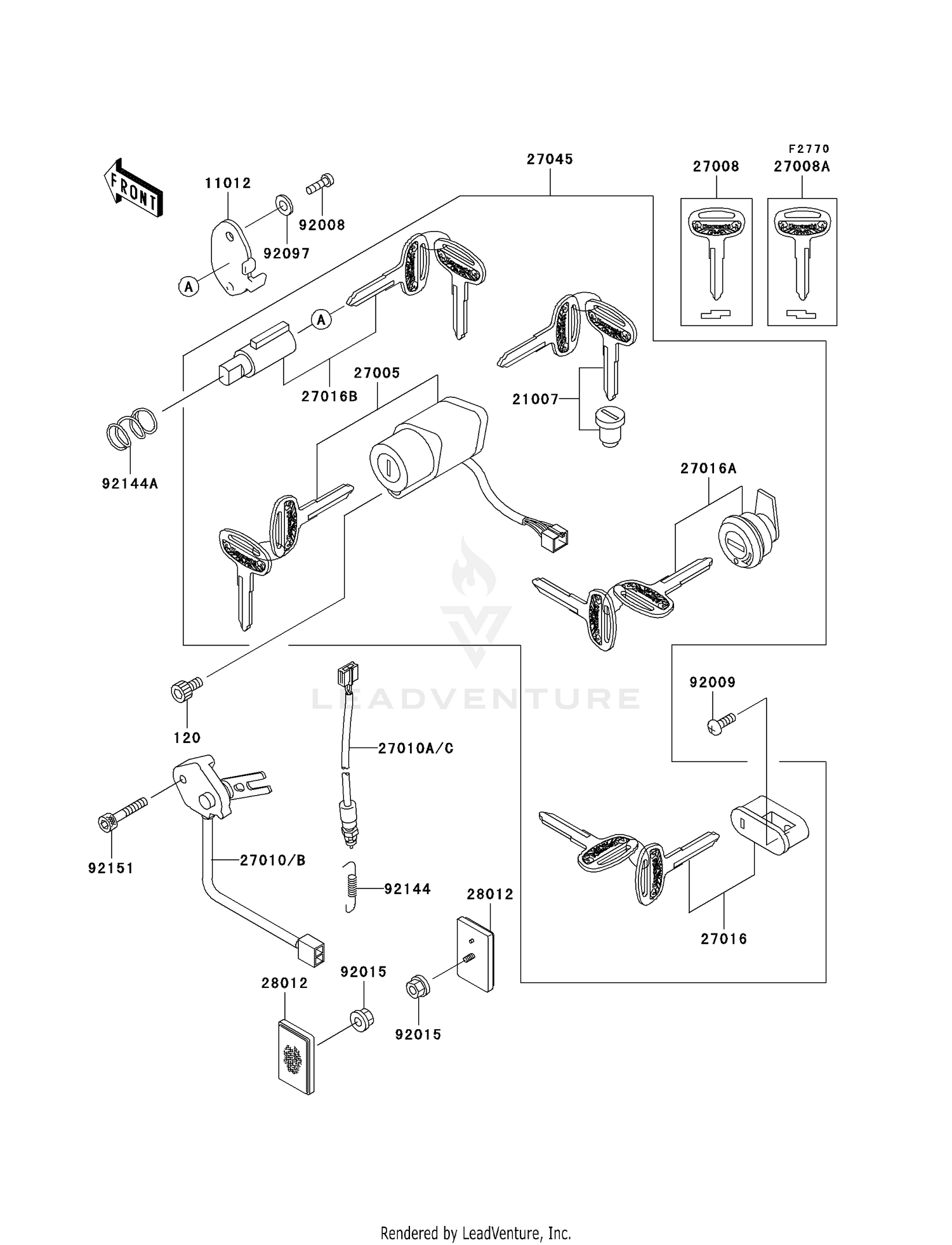 IGNITION SWITCH/LOCKS/REFLECTORS