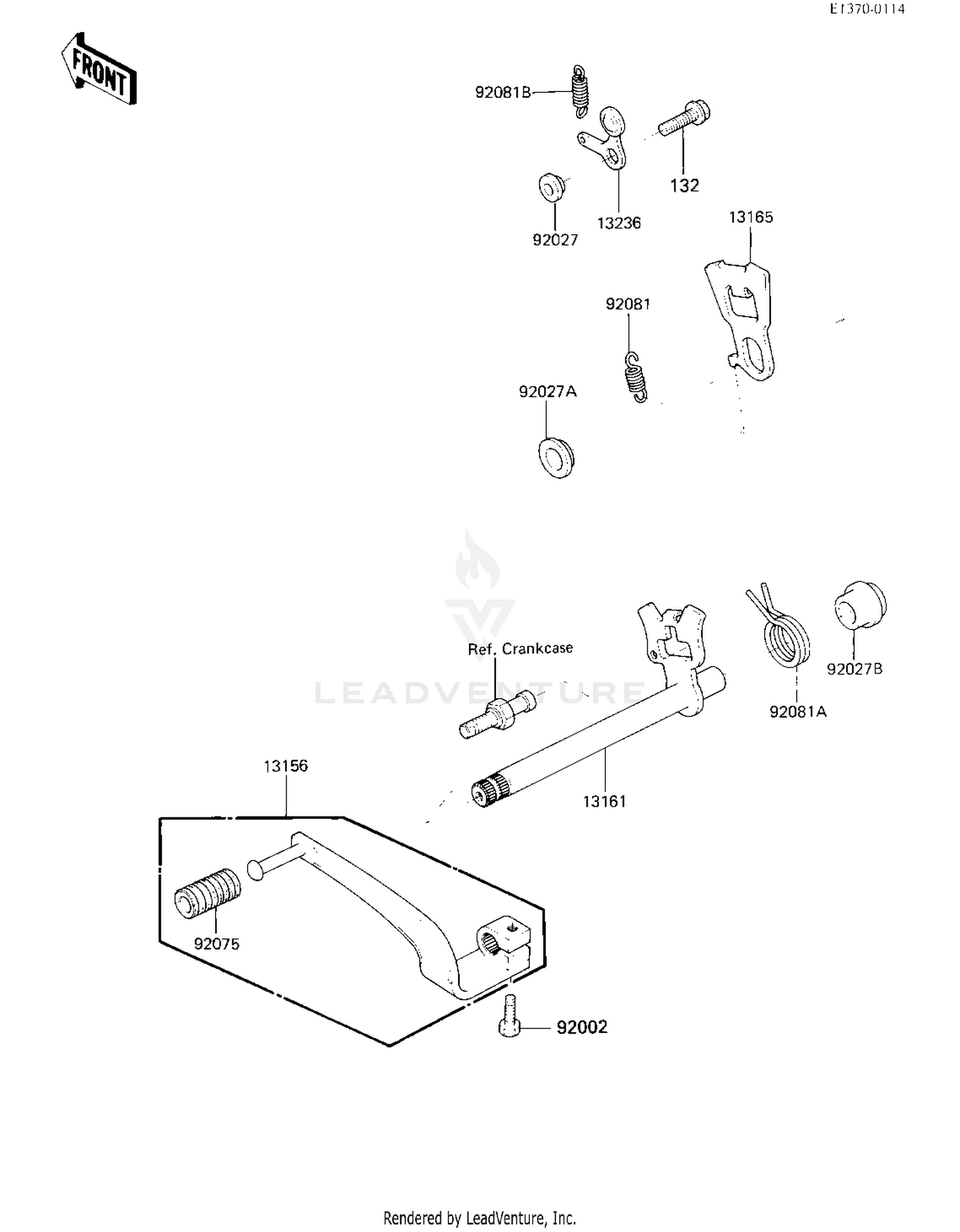 GEAR CHANGE MECHANISM ('84 A1)