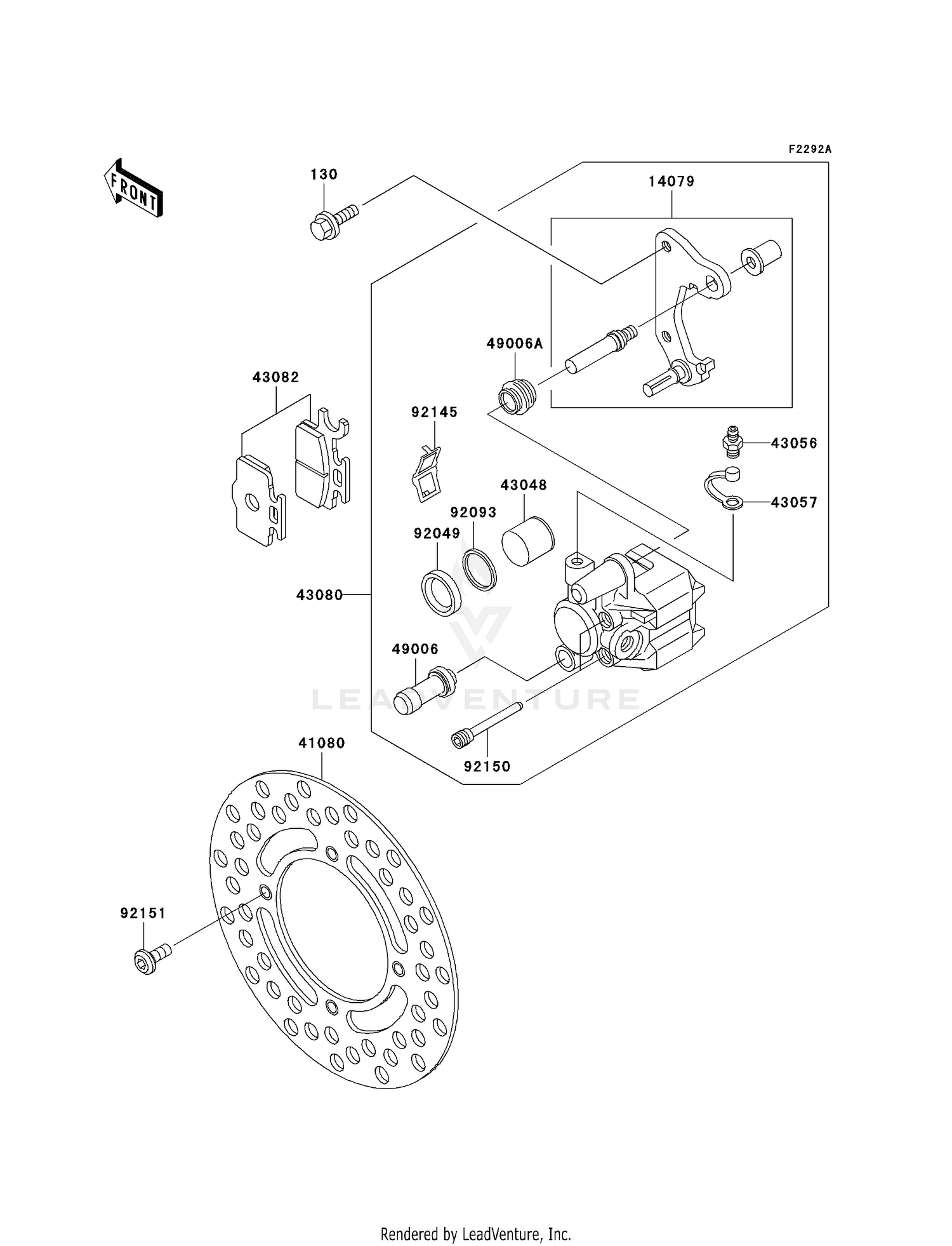 FRONT BRAKE (KX65-A5)