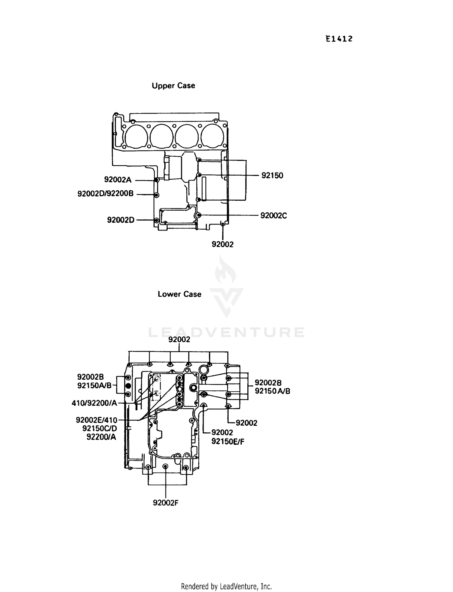 CRANKCASE BOLT PATTERN