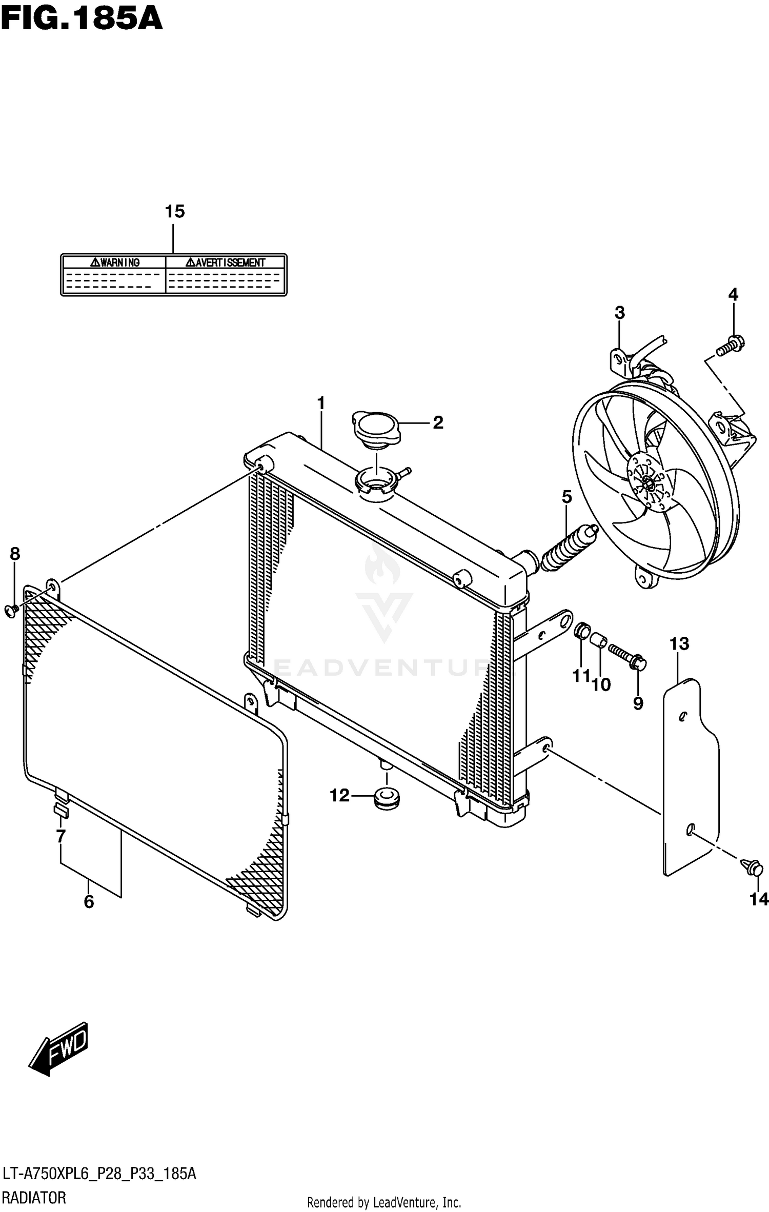 RADIATOR (LT-A750XPL6 P28)