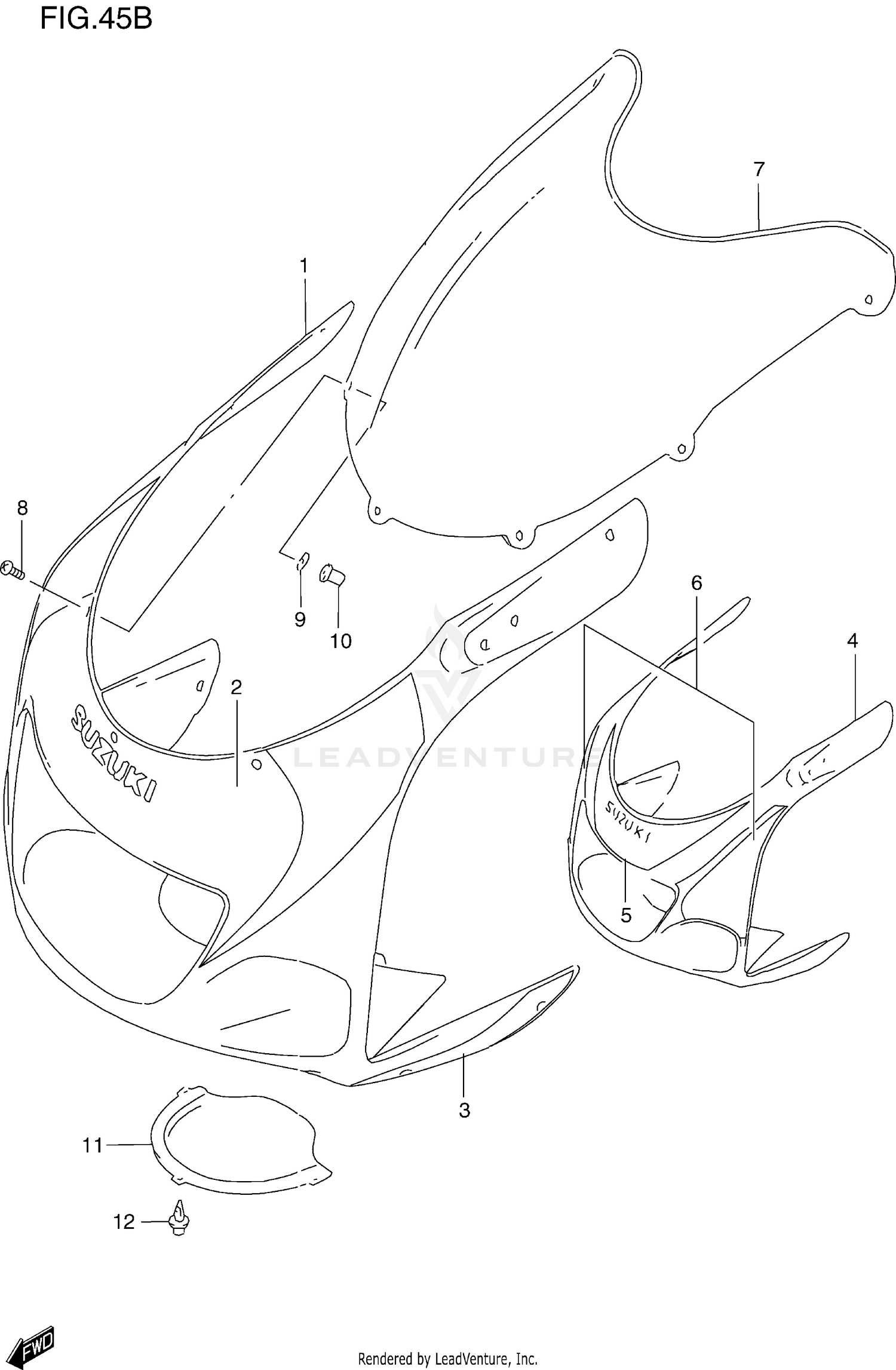 COWLING BODY (MODEL X)