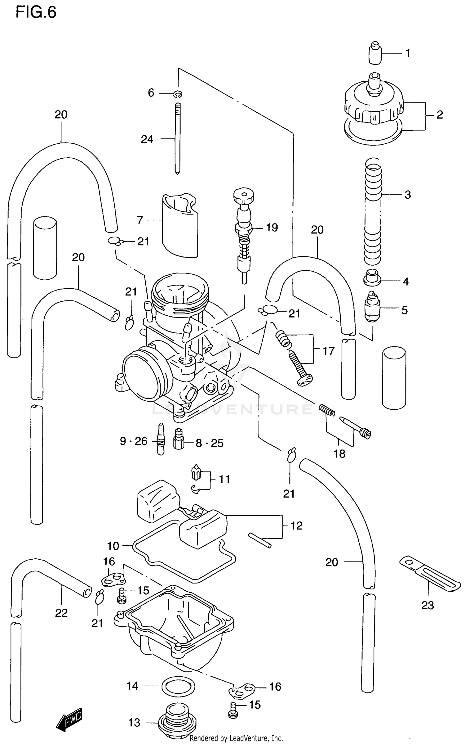 CARBURETOR (MODEL T/V)