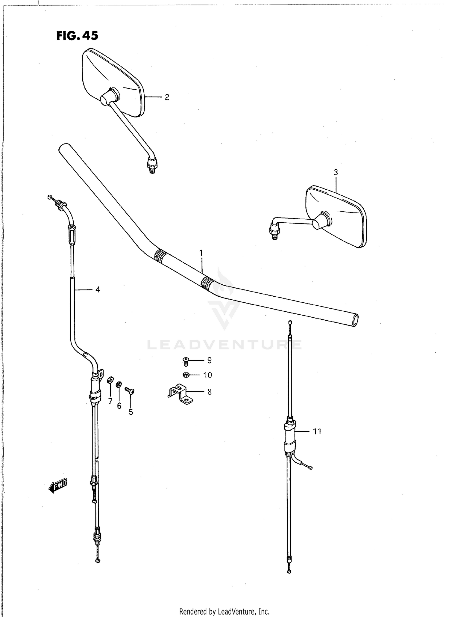 HANDLEBAR (VS1400GLFH)