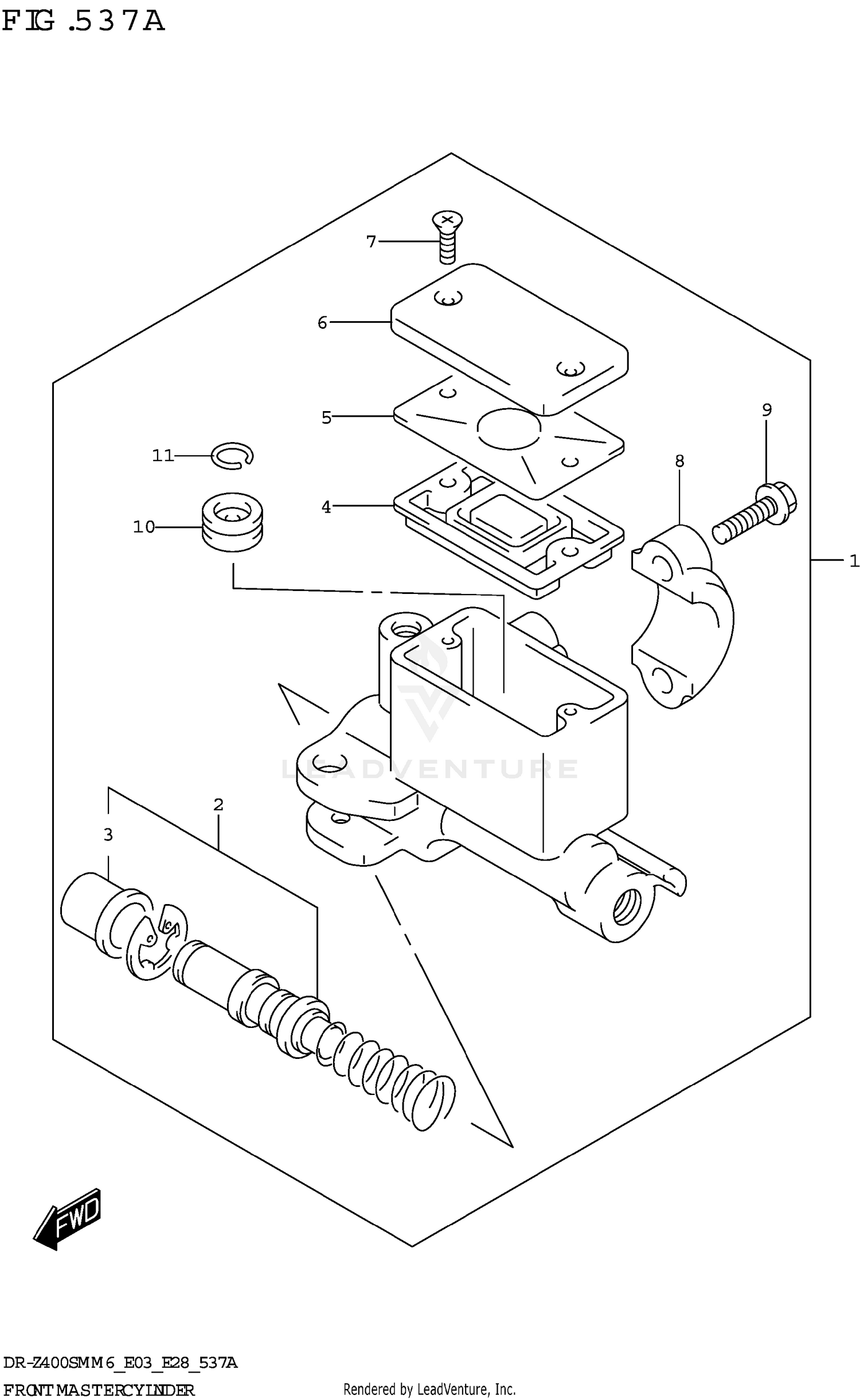 FRONT MASTER CYLINDER