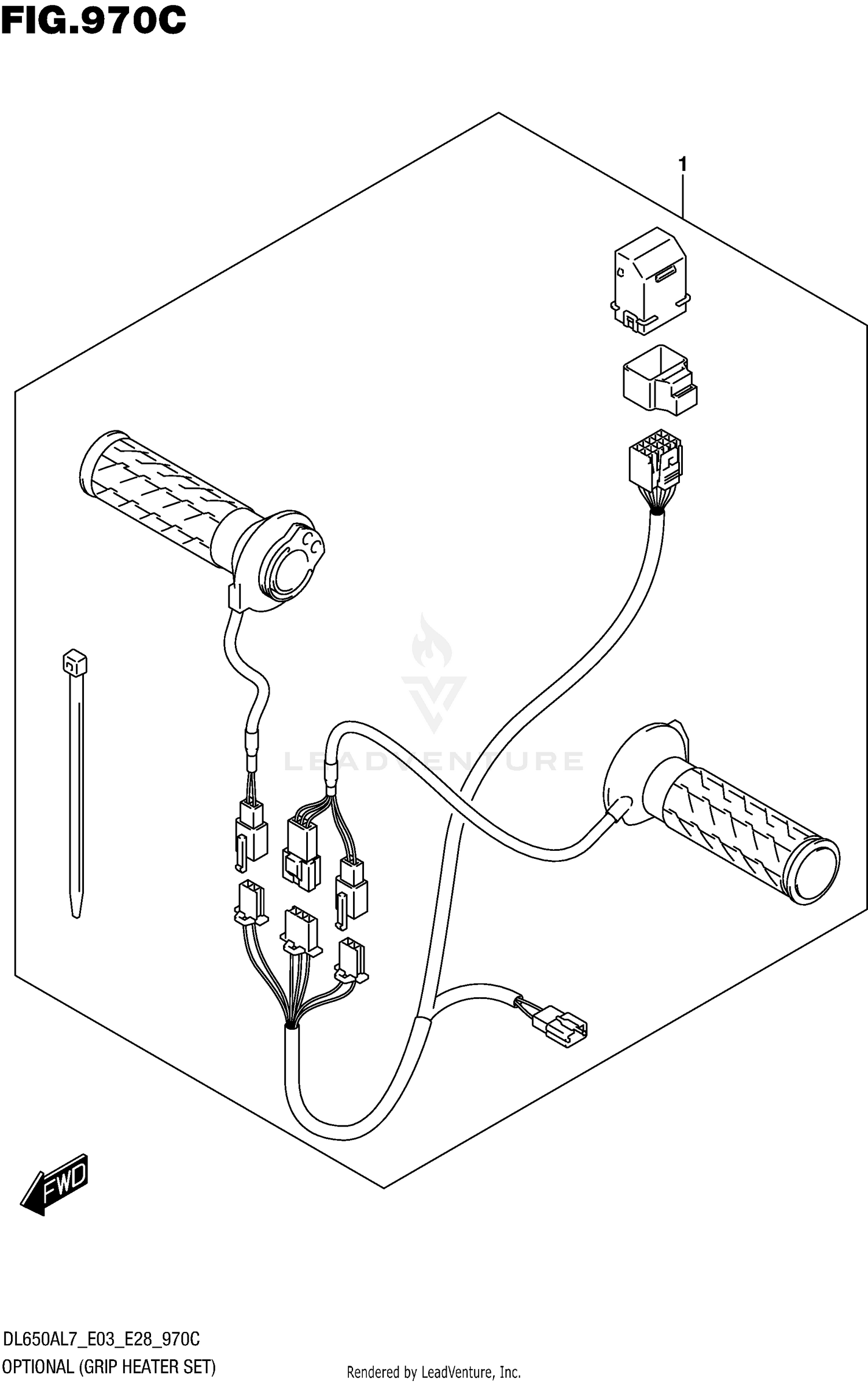 OPTIONAL (GRIP HEATER SET)