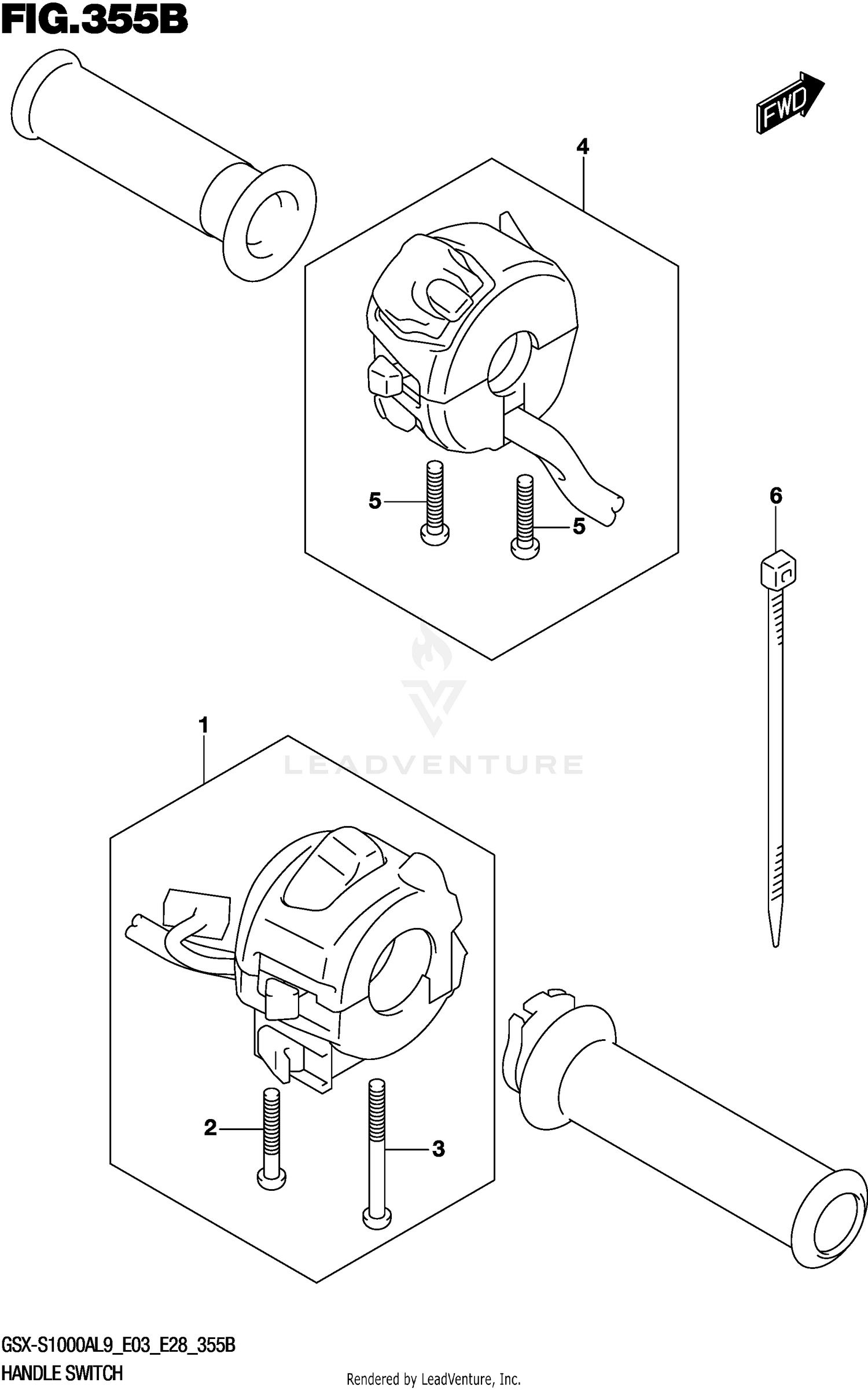 HANDLE SWITCH (GSX-S1000AL9 E28)