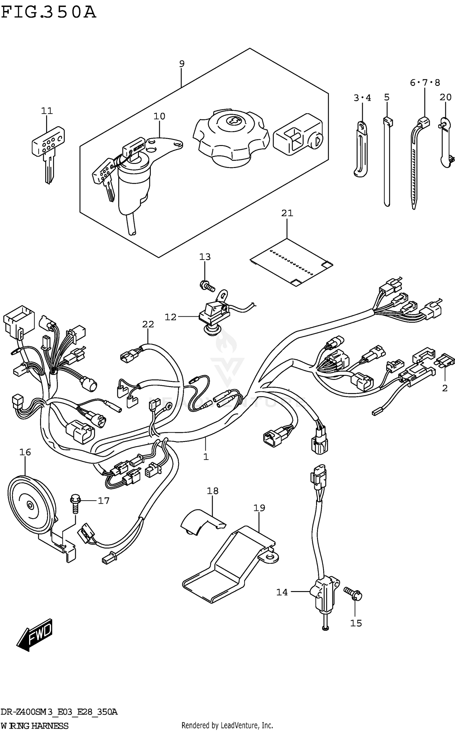 WIRING HARNESS (DR-Z400SM3 E03)