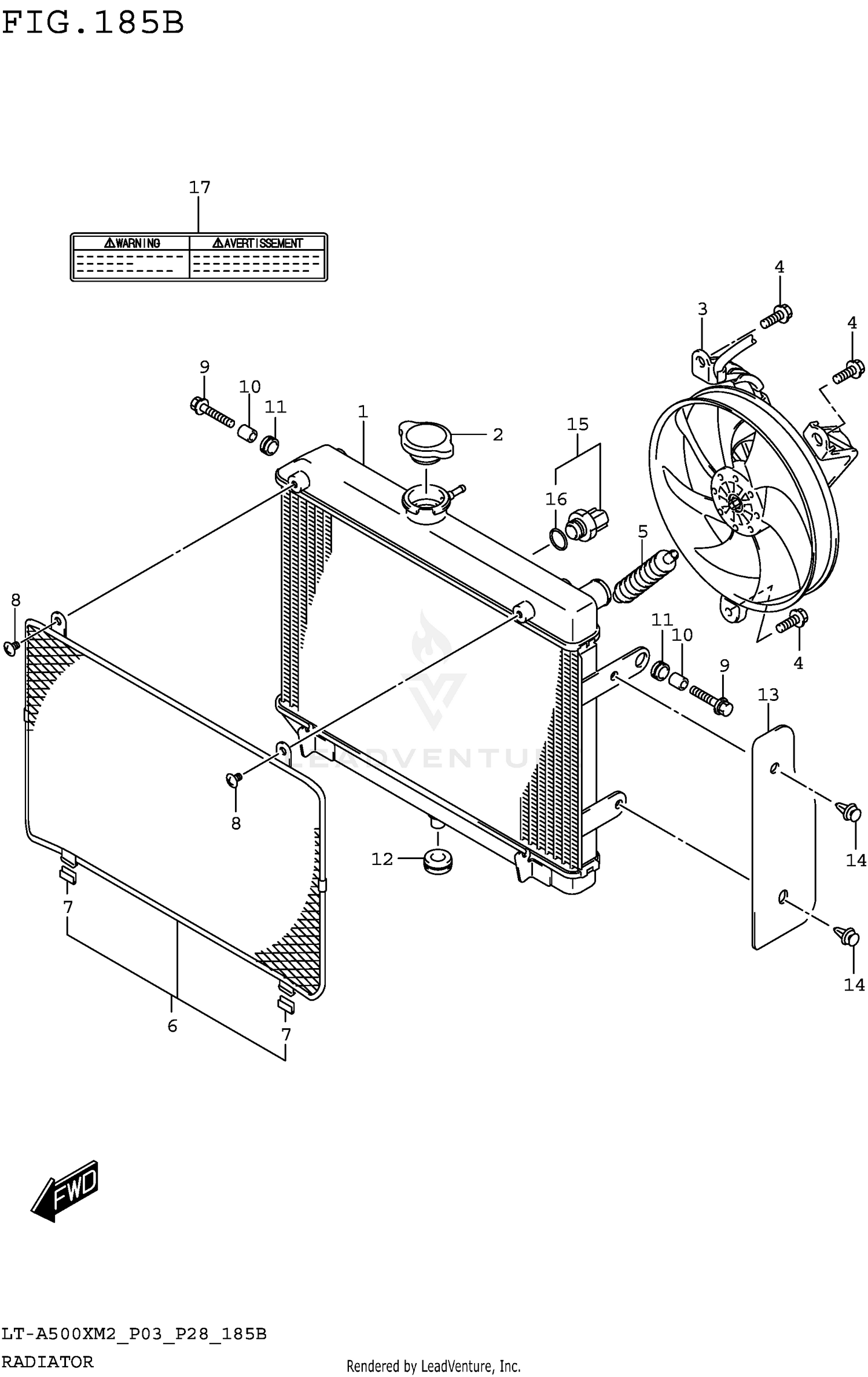 RADIATOR (LT-A500XM2 P28)