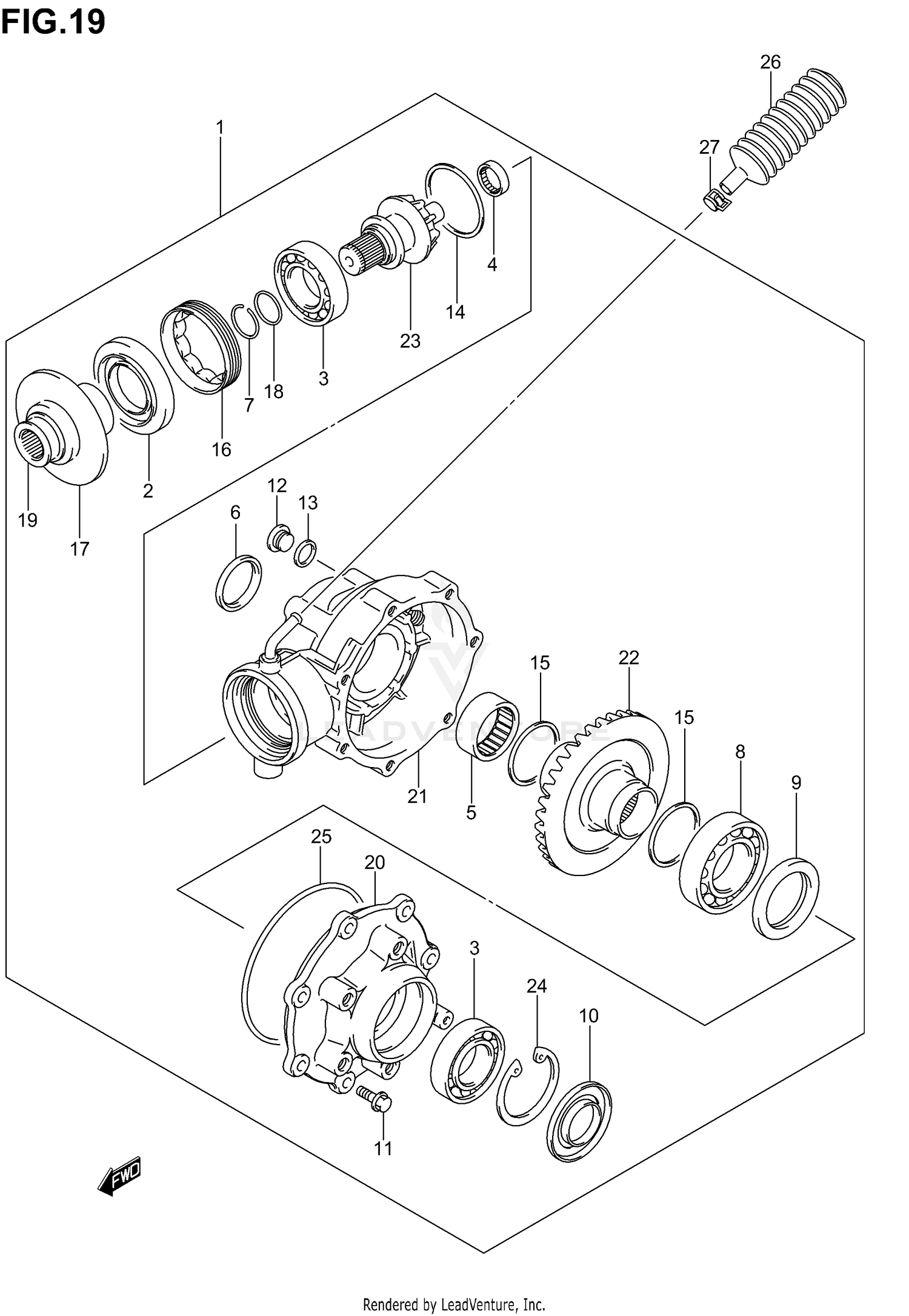 FINAL BEVEL GEAR (NOTE)